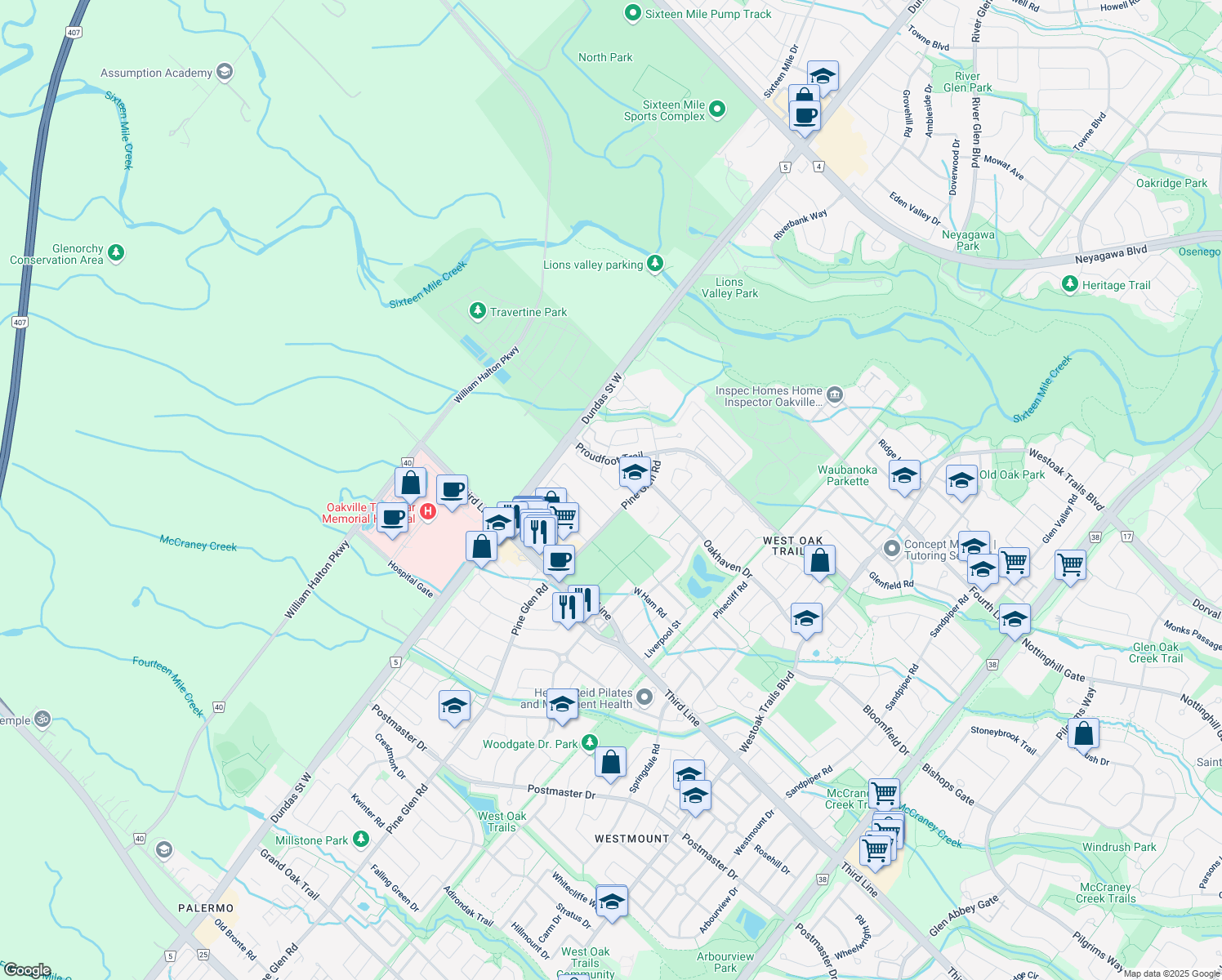 2574 Dashwood Drive, Oakville ON Walk Score