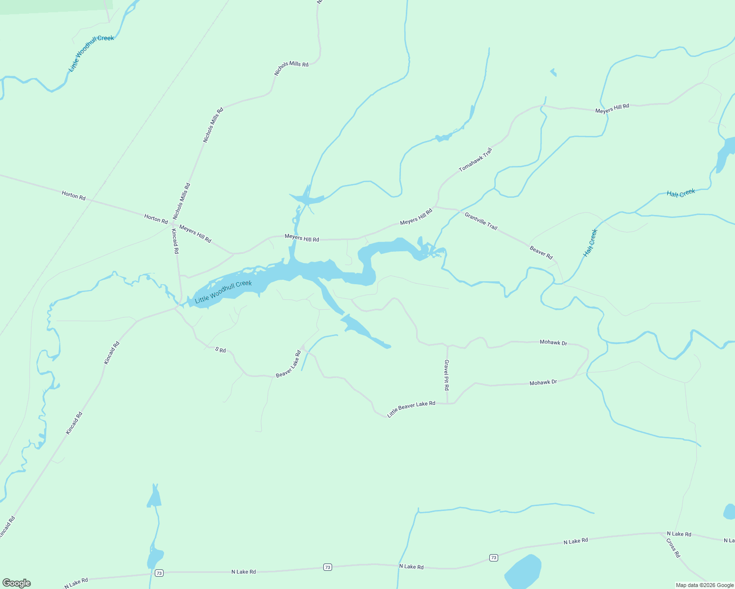 map of restaurants, bars, coffee shops, grocery stores, and more near 1261 S South Rd in Forestport