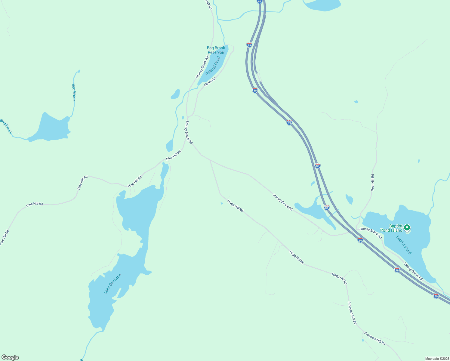 map of restaurants, bars, coffee shops, grocery stores, and more near 1327 Stoney Brook Road in Grantham