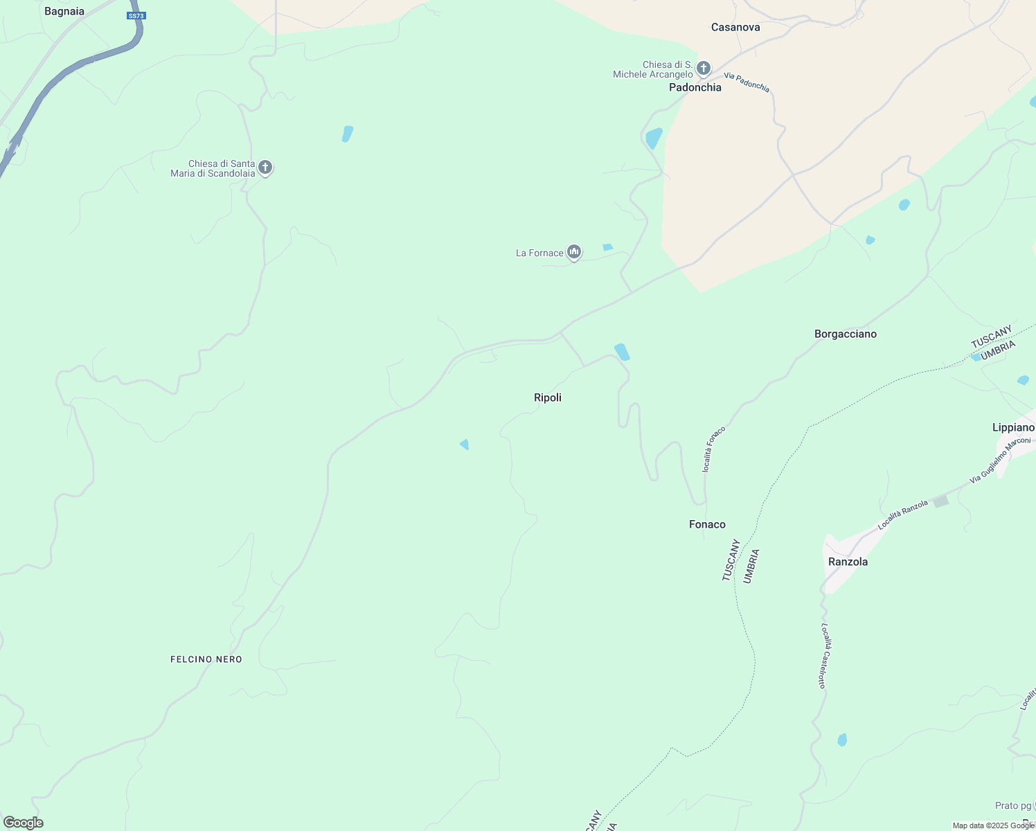 map of restaurants, bars, coffee shops, grocery stores, and more near 19 Località Ripoli in Provincia di Arezzo