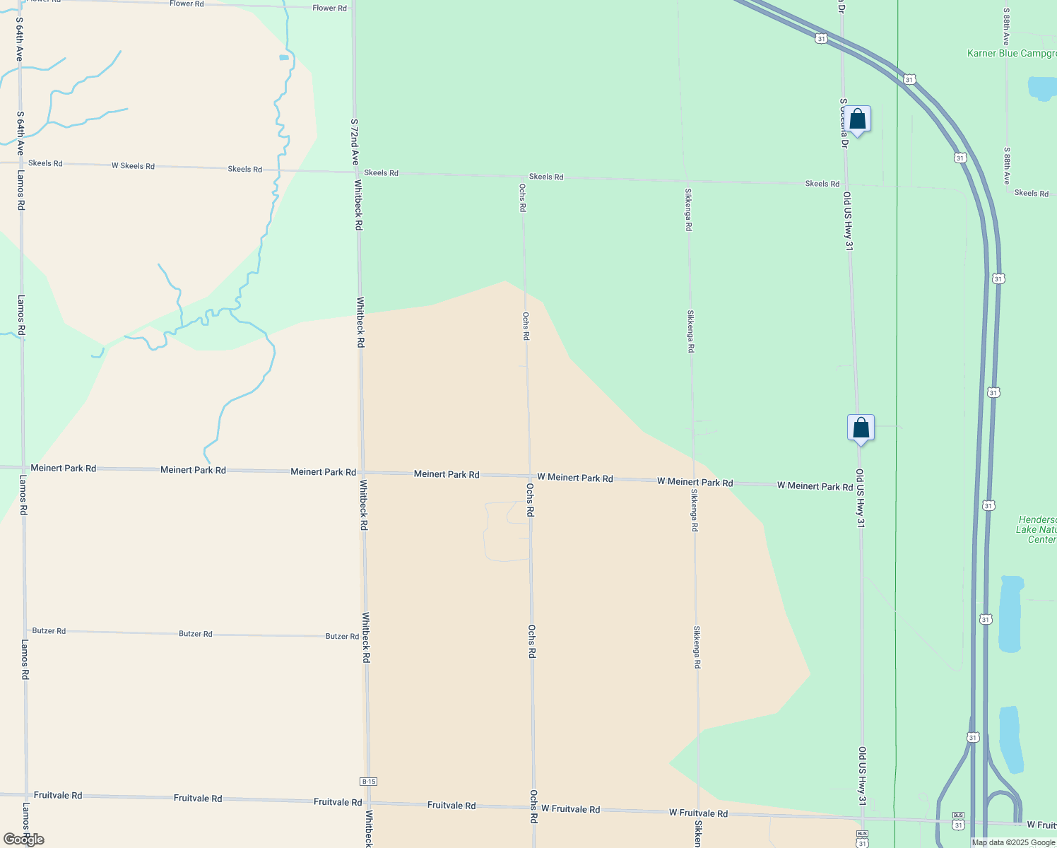 map of restaurants, bars, coffee shops, grocery stores, and more near 11153 Ochs Road in Montague