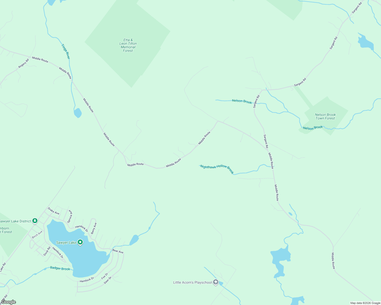 map of restaurants, bars, coffee shops, grocery stores, and more near Middle Route in Gilmanton
