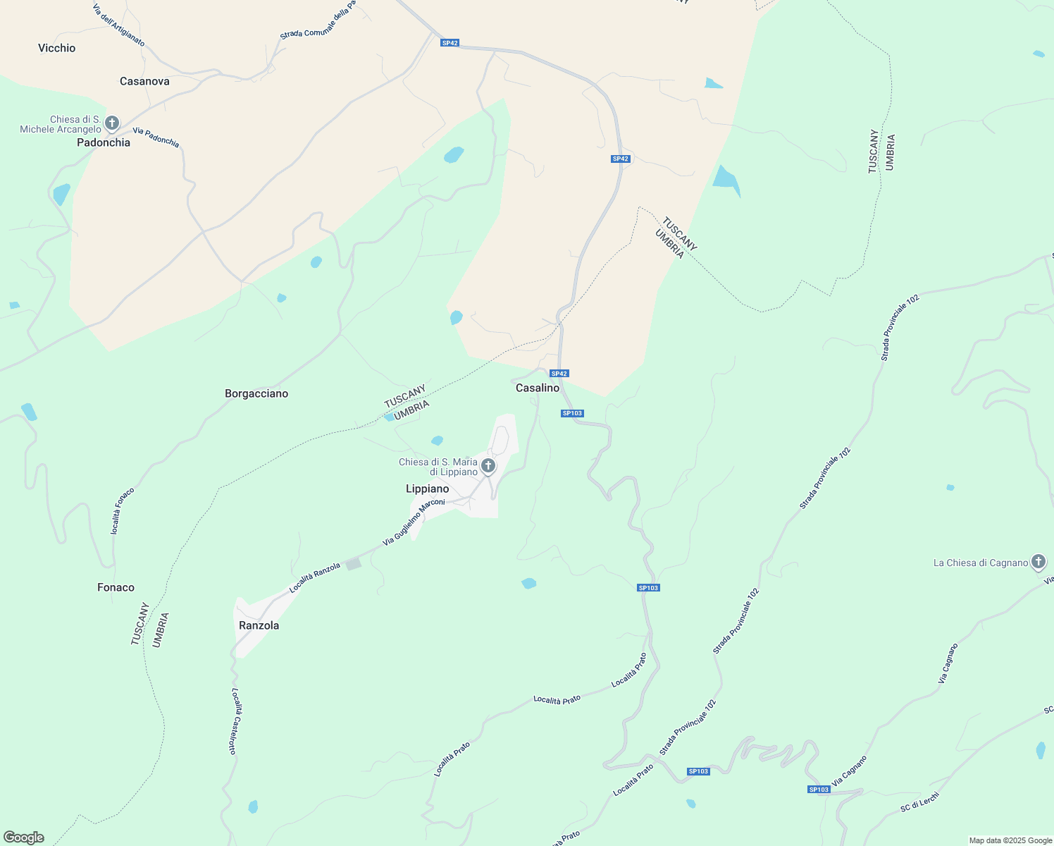 map of restaurants, bars, coffee shops, grocery stores, and more near 10 Via Monsignore Ruggiero Fiordelli in Casalino