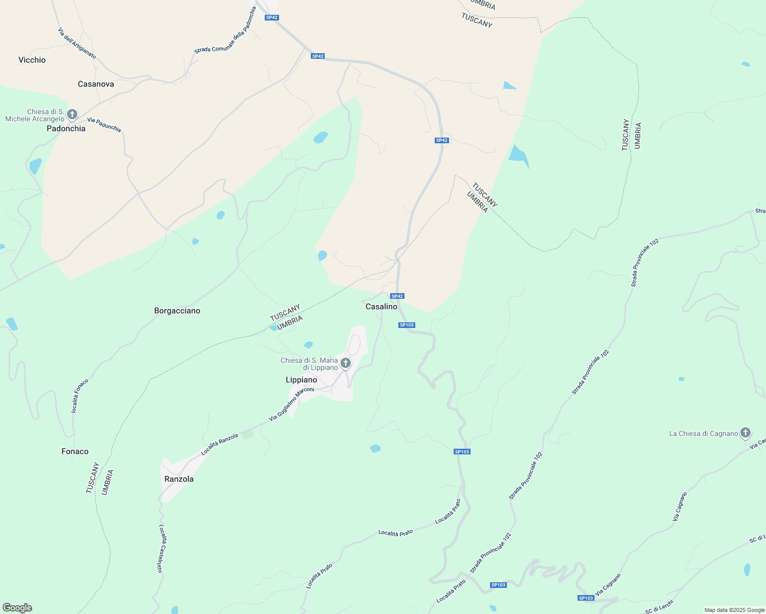 map of restaurants, bars, coffee shops, grocery stores, and more near 10 Via Monsignore Ruggiero Fiordelli in Casalino