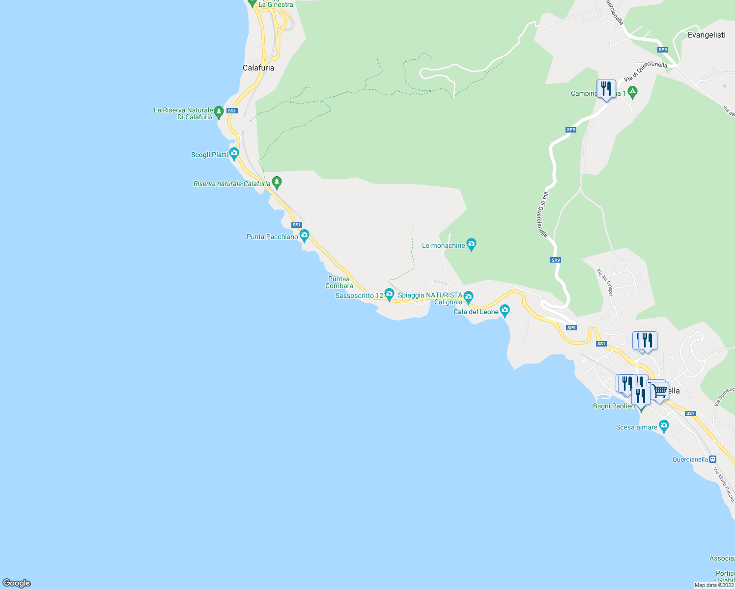 map of restaurants, bars, coffee shops, grocery stores, and more near in 