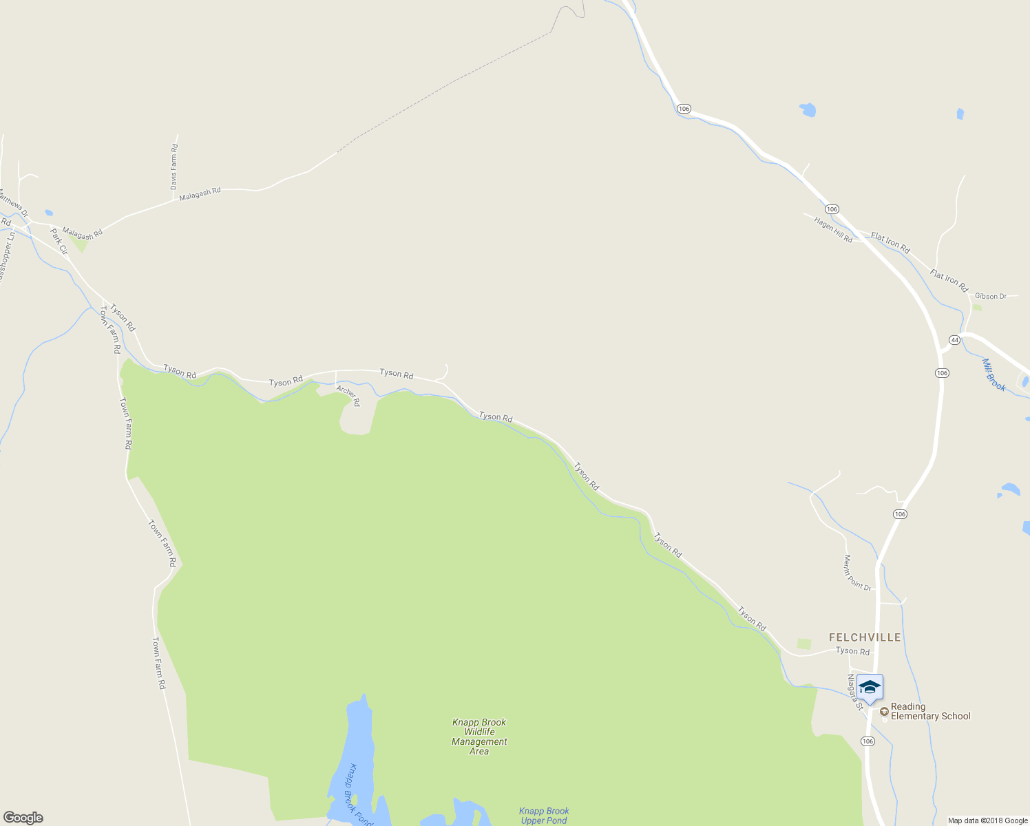 map of restaurants, bars, coffee shops, grocery stores, and more near 1452 Tyson Road in Reading