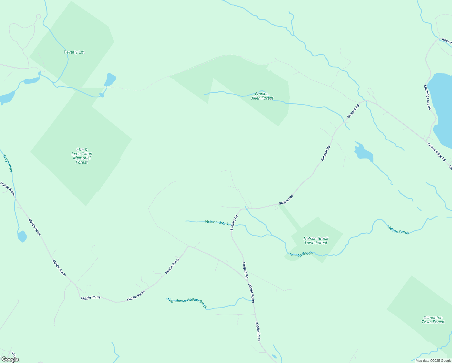 map of restaurants, bars, coffee shops, grocery stores, and more near 133 Sargent Road in Gilmanton