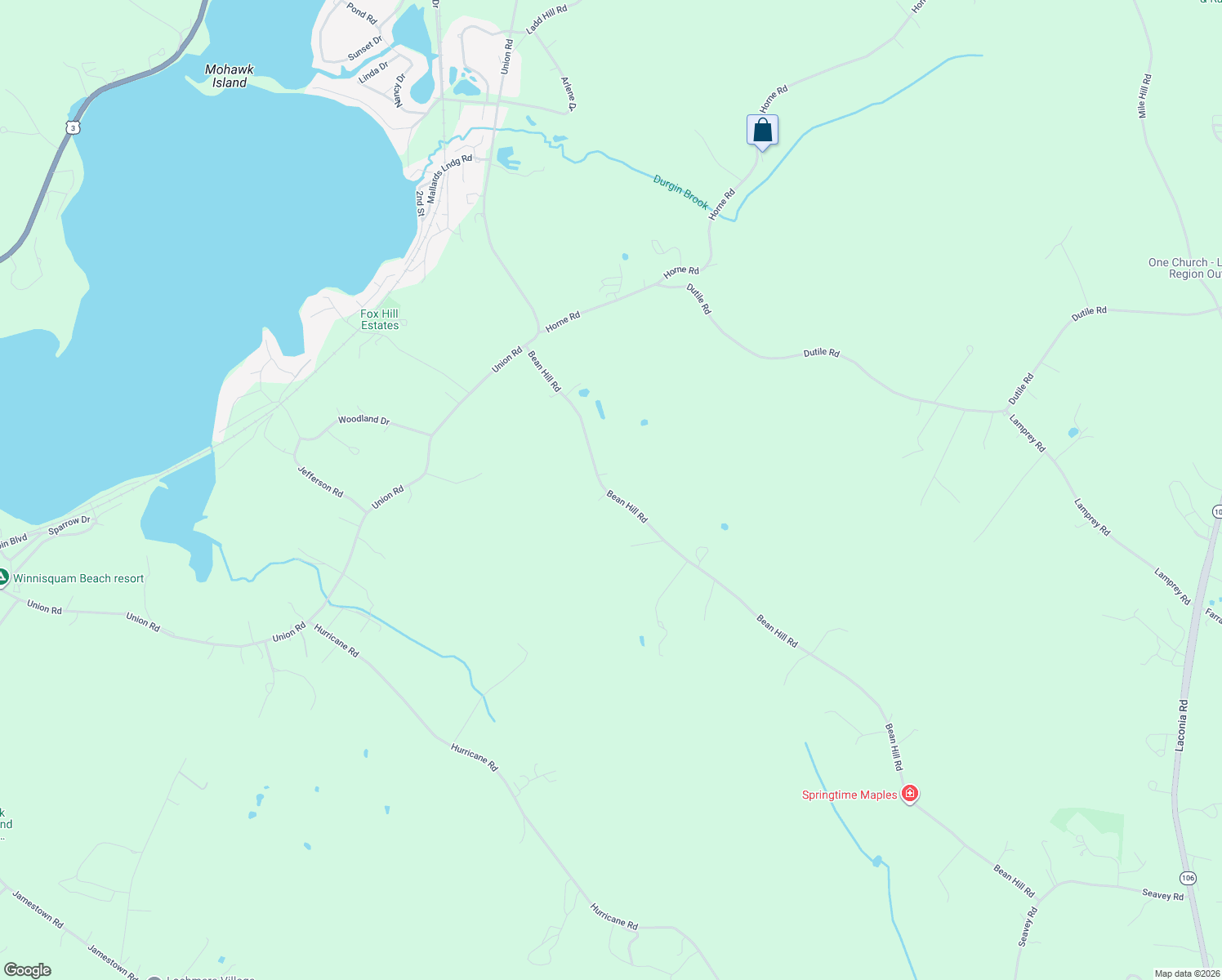 map of restaurants, bars, coffee shops, grocery stores, and more near 93 Bean Hill Road in Belmont