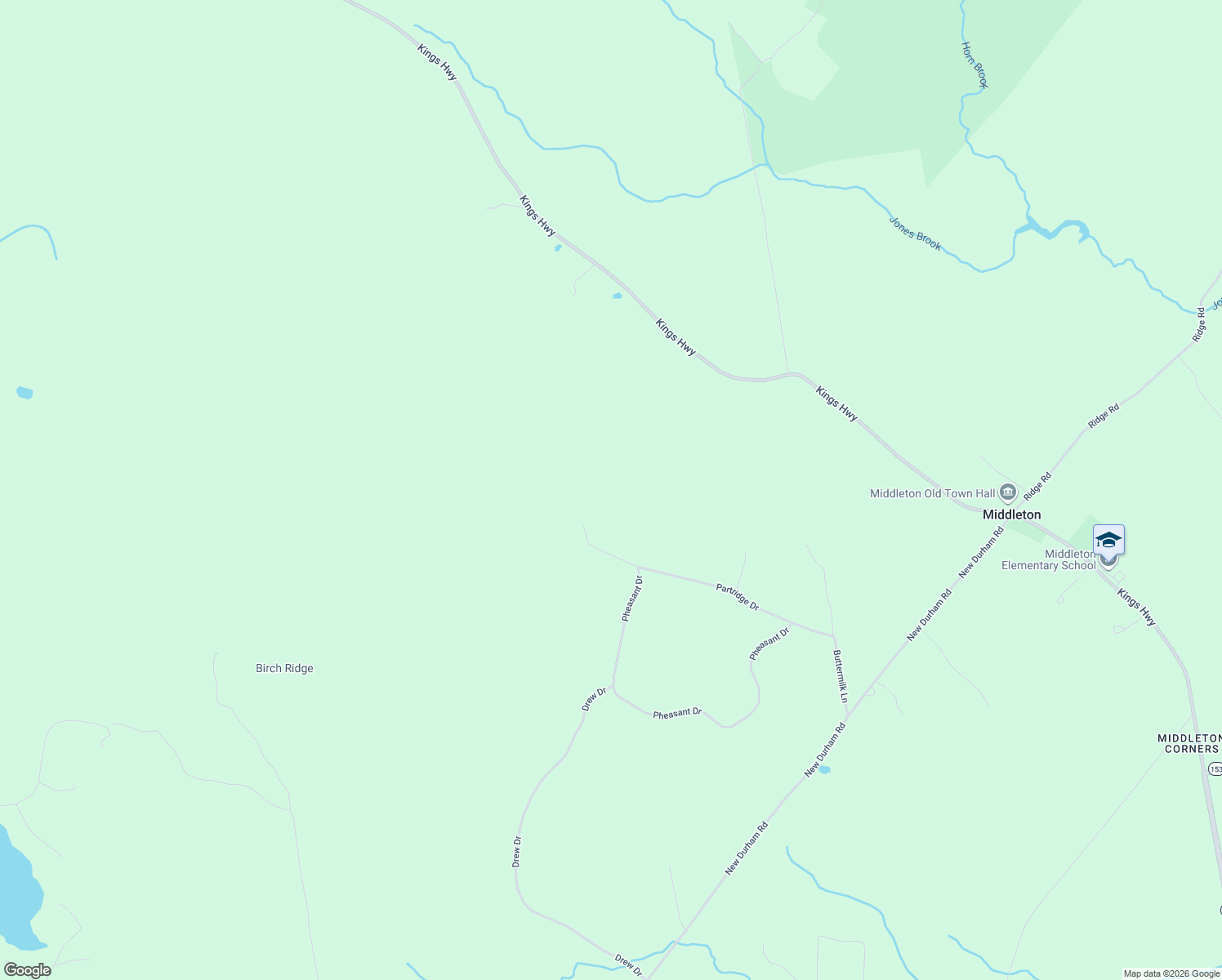 map of restaurants, bars, coffee shops, grocery stores, and more near 138 Partridge Drive in Middleton