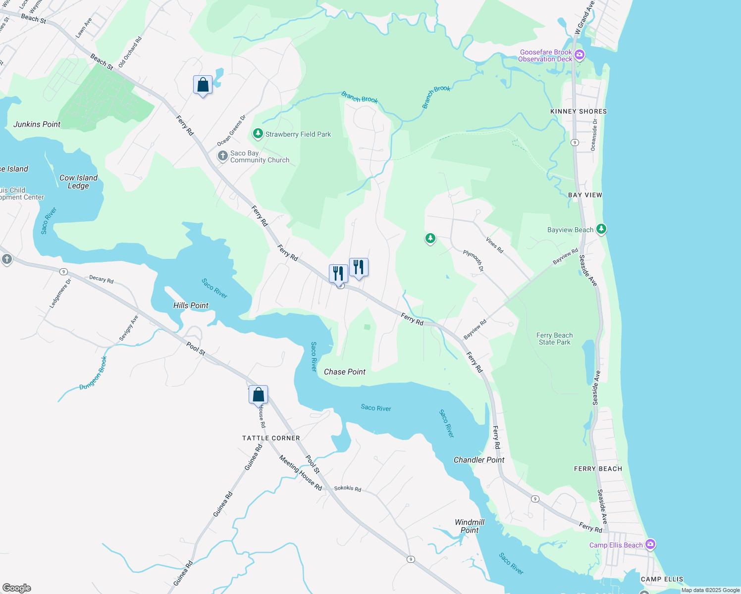Ferry Road, Saco ME Walk Score