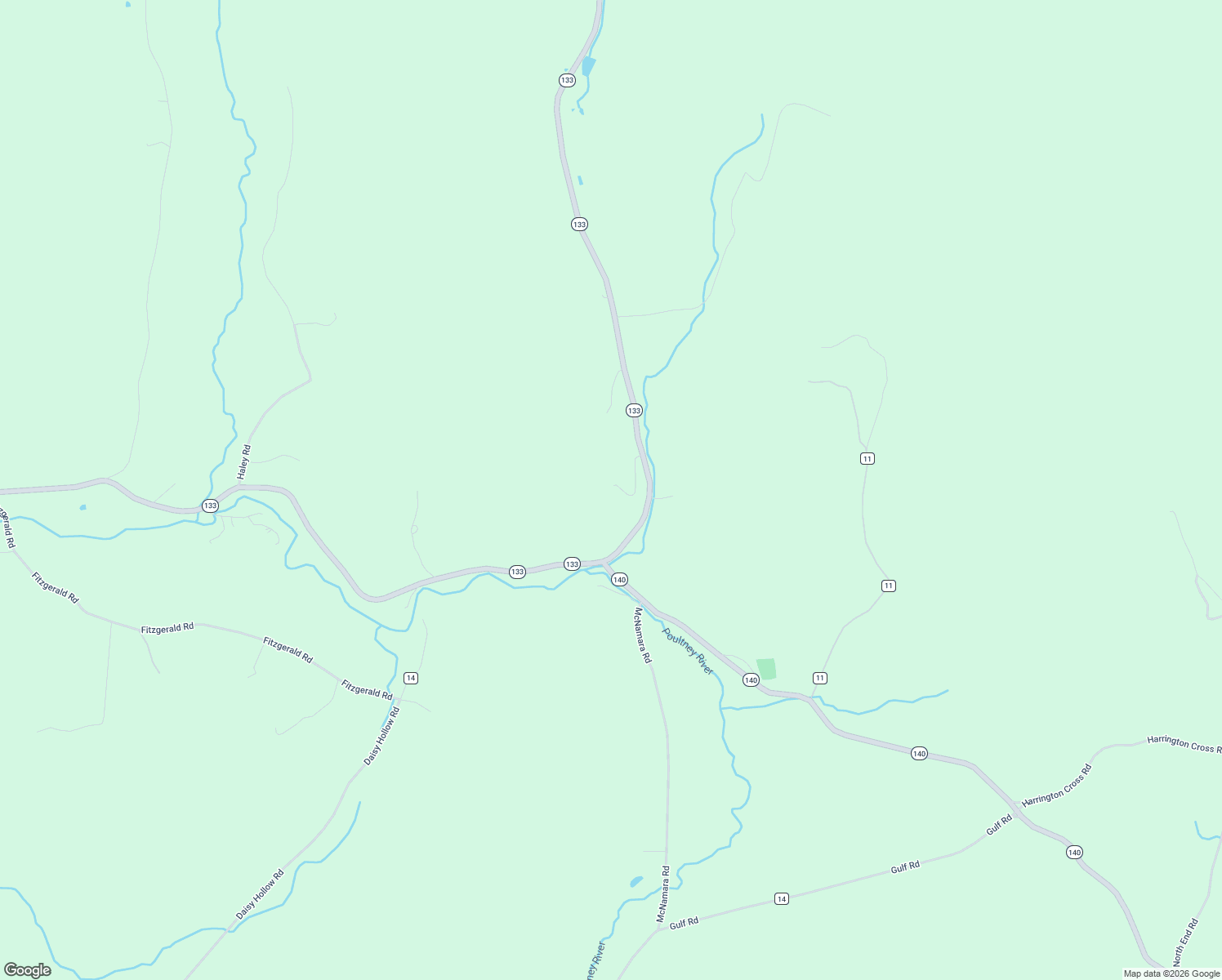 map of restaurants, bars, coffee shops, grocery stores, and more near 109 Vermont 133 in Middletown Springs