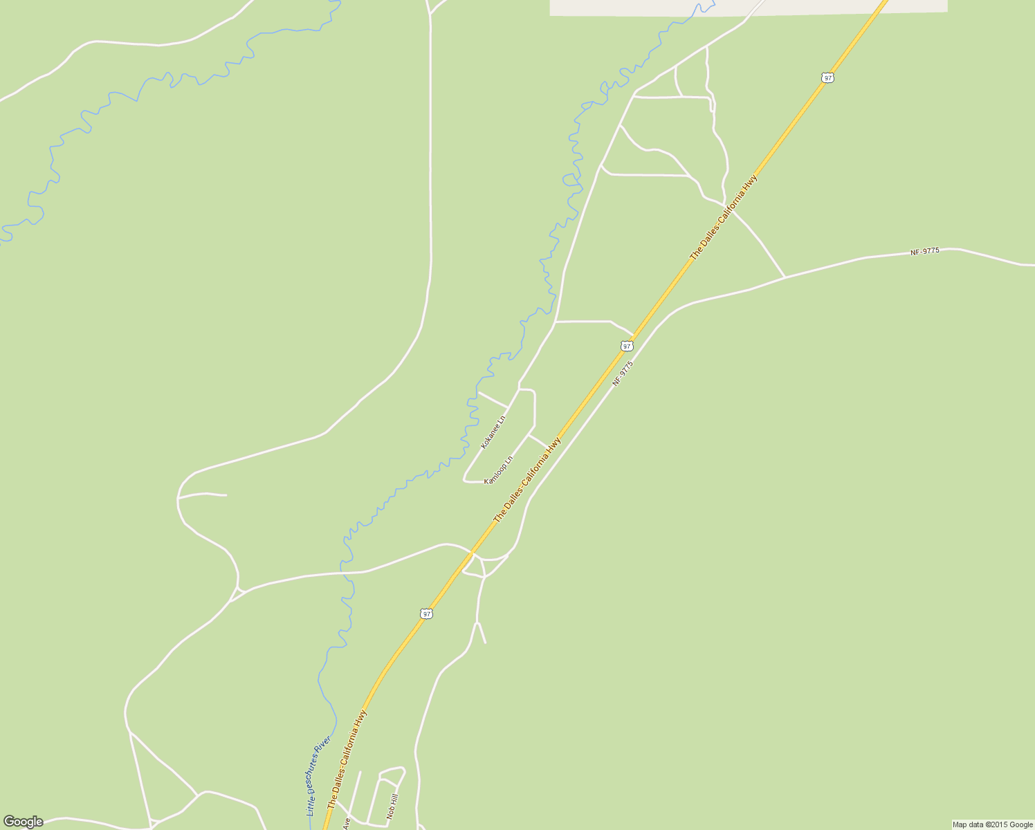 map of restaurants, bars, coffee shops, grocery stores, and more near 140489 Kokanee Lane in Gilchrist