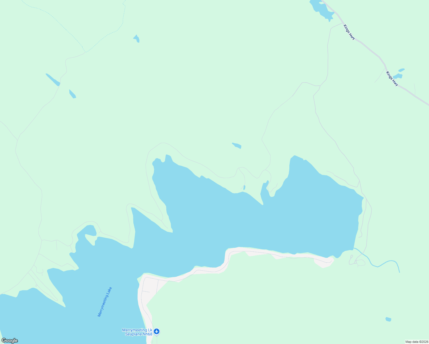 map of restaurants, bars, coffee shops, grocery stores, and more near 261 North Shore Road in New Durham