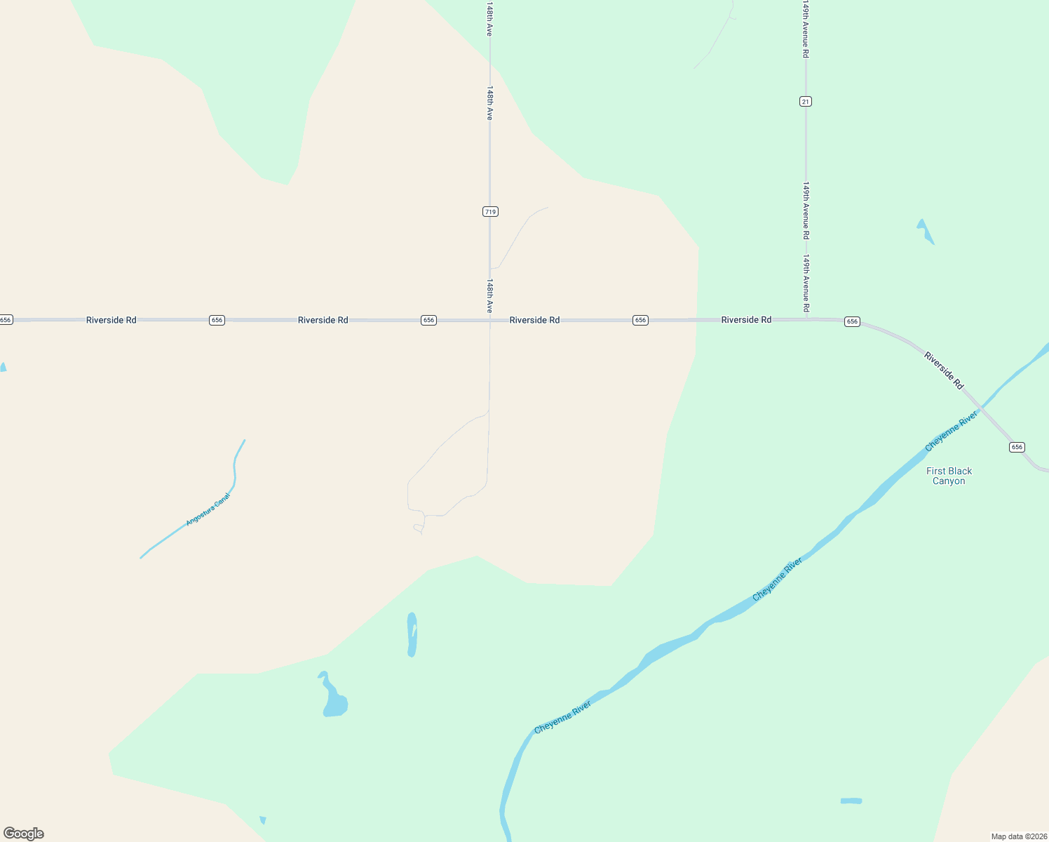 map of restaurants, bars, coffee shops, grocery stores, and more near 26920 148th Avenue in Buffalo Gap