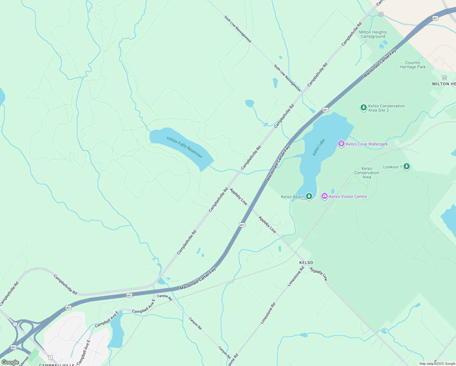 5003 Campbellville Road, Milton ON Walk Score