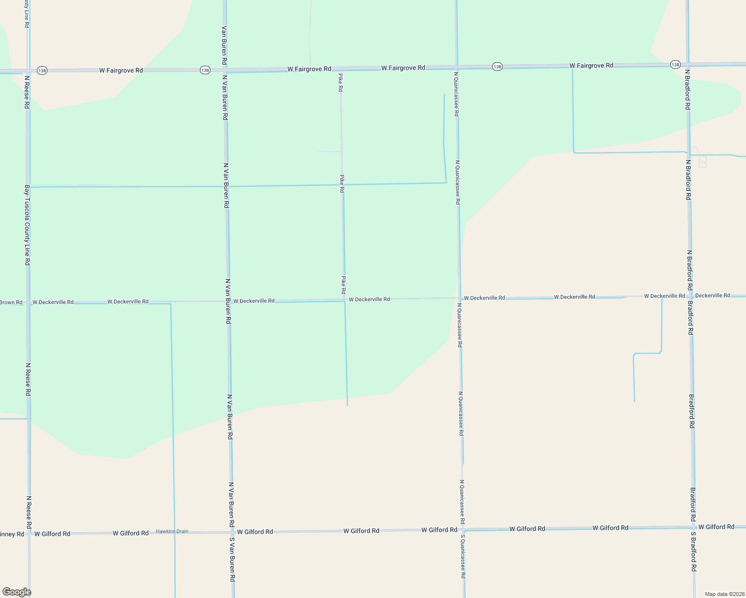 map of restaurants, bars, coffee shops, grocery stores, and more near 9224 West Deckerville Road in Reese