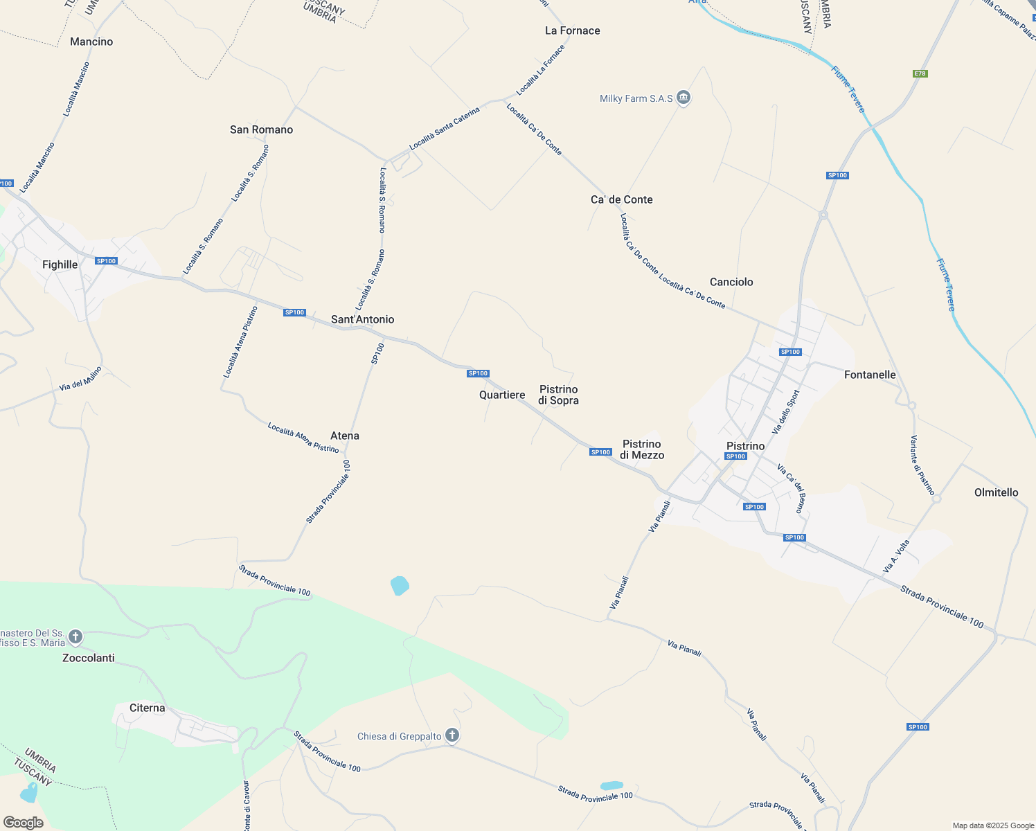 map of restaurants, bars, coffee shops, grocery stores, and more near 75 Località Pistrino di Sopra in Provincia di Perugia
