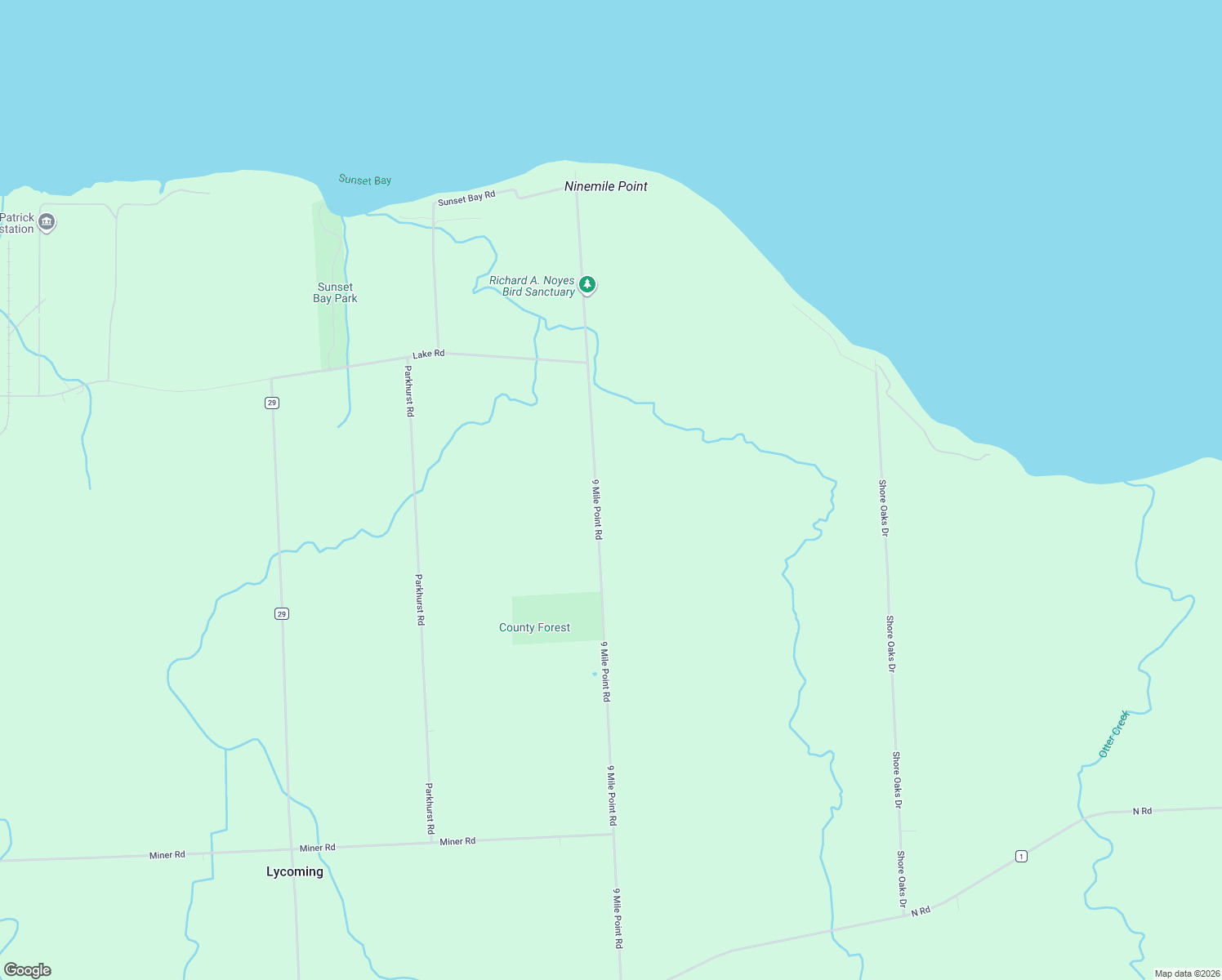map of restaurants, bars, coffee shops, grocery stores, and more near 294 9 Mile Point Rd in Oswego