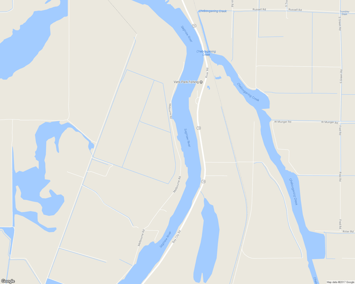 map of restaurants, bars, coffee shops, grocery stores, and more near 7788 Melbourne Road in Saginaw