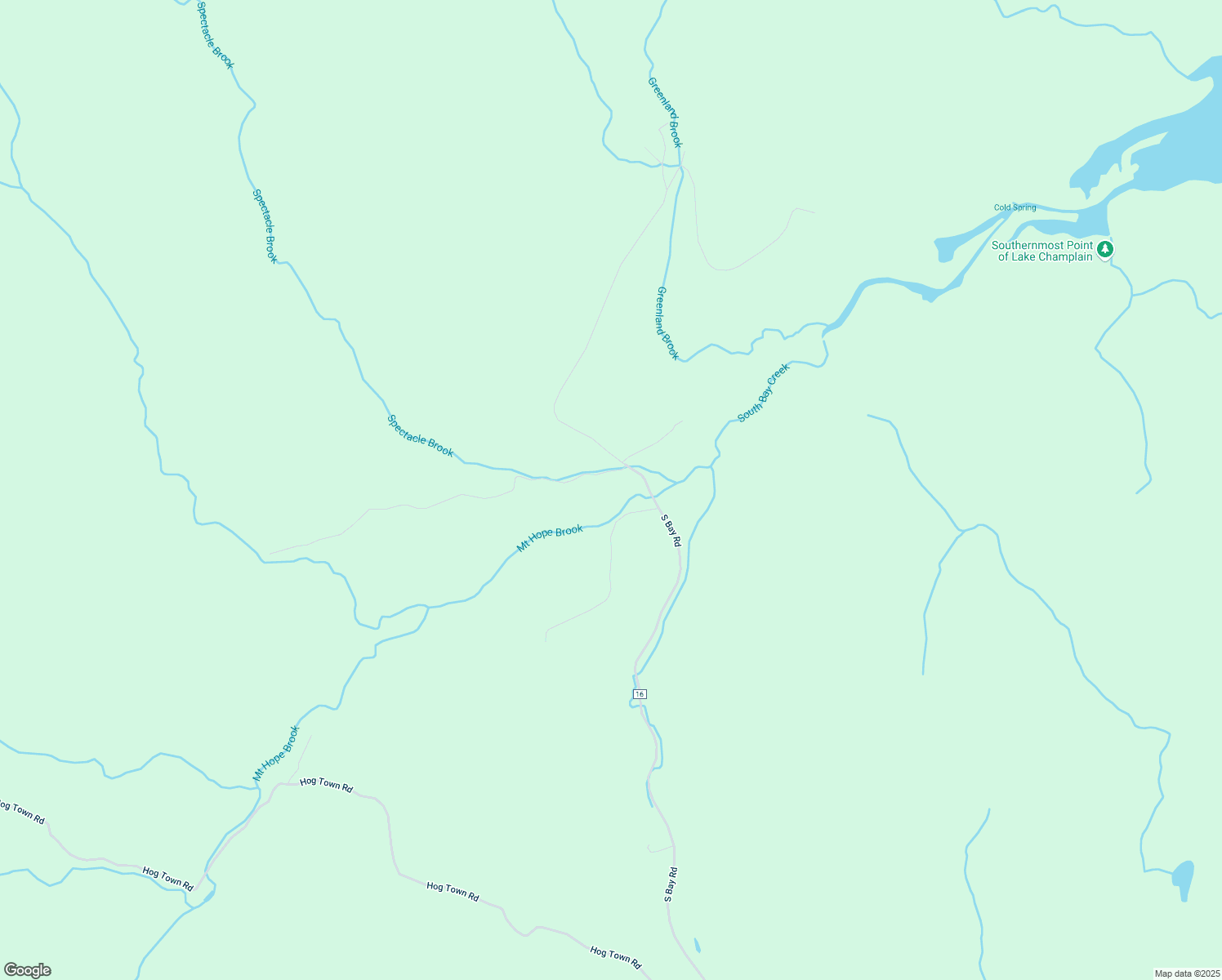 map of restaurants, bars, coffee shops, grocery stores, and more near 1717 County Road 16 in Fort Ann
