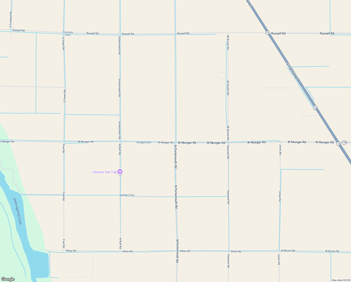 map of restaurants, bars, coffee shops, grocery stores, and more near 1494 North Pine Road in Bay City