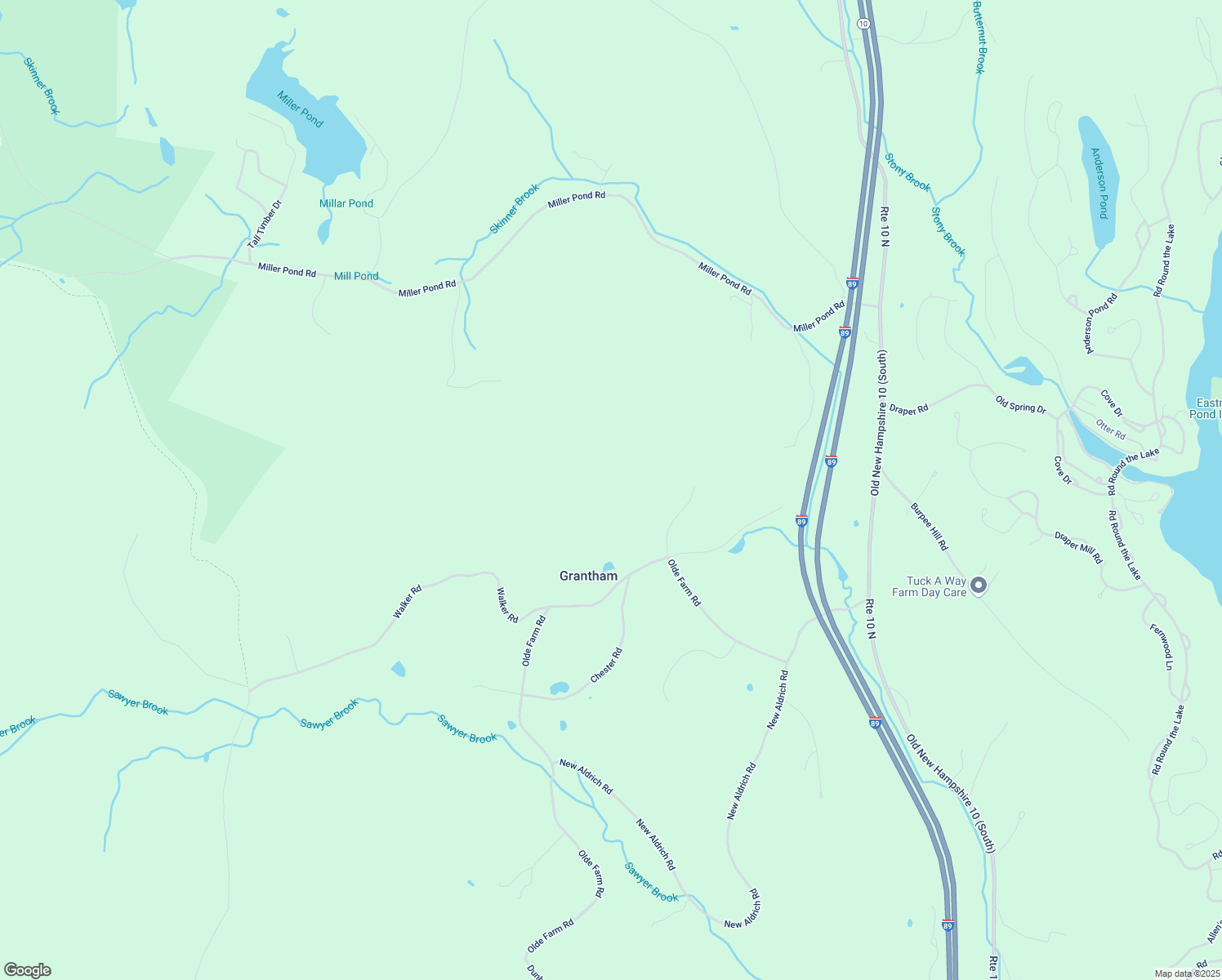 map of restaurants, bars, coffee shops, grocery stores, and more near 442 Olde Farm Road in Grantham
