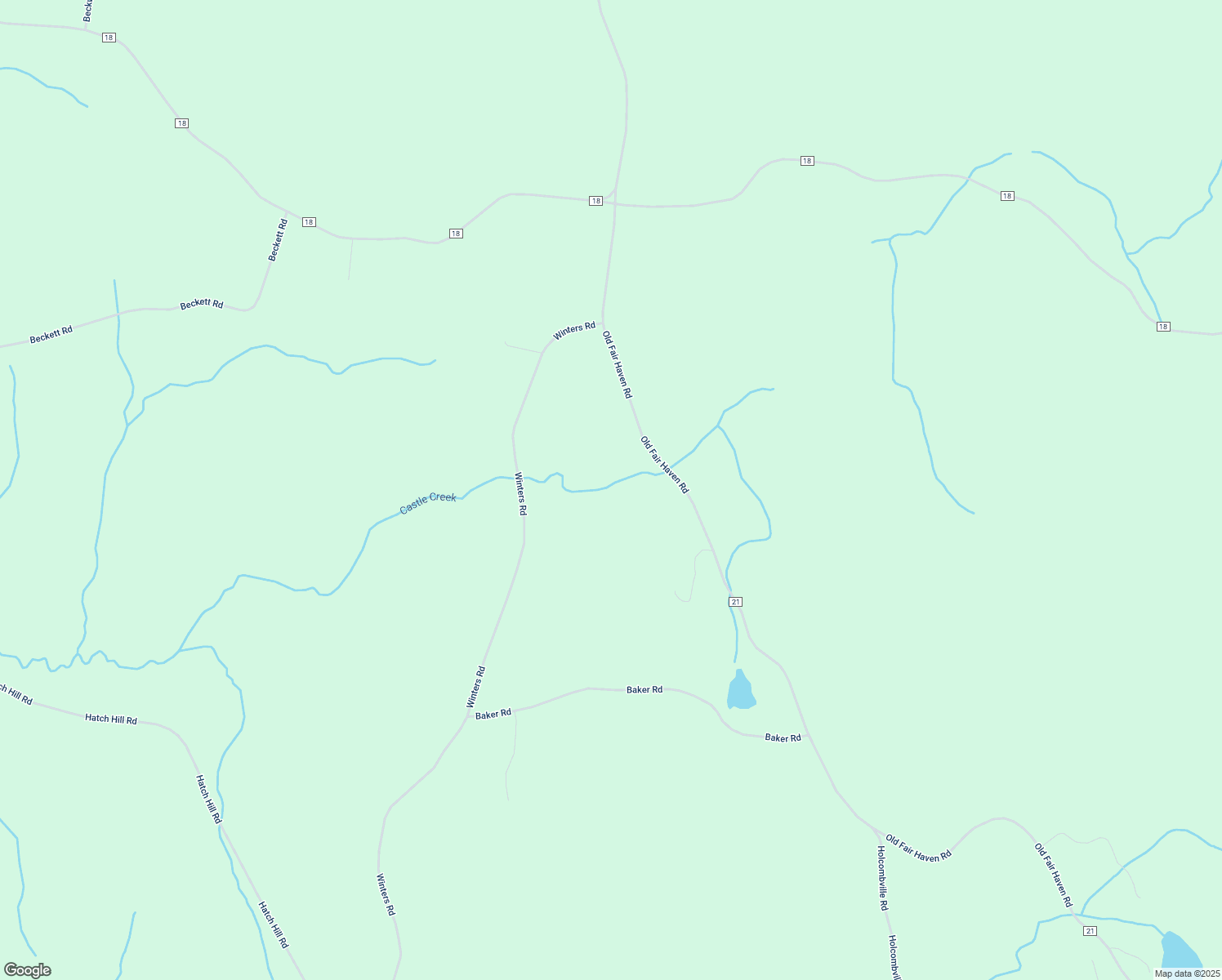 map of restaurants, bars, coffee shops, grocery stores, and more near 3180 County Road 21 in Whitehall