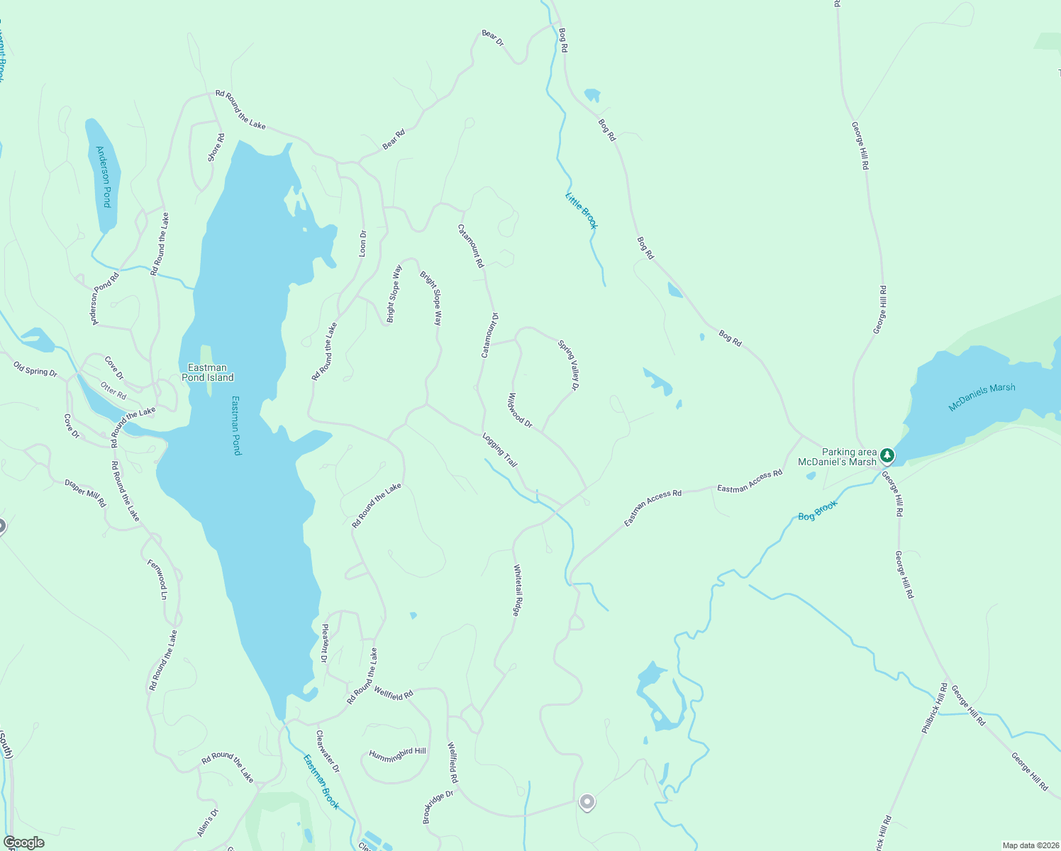 map of restaurants, bars, coffee shops, grocery stores, and more near Wildwood Drive in Grantham