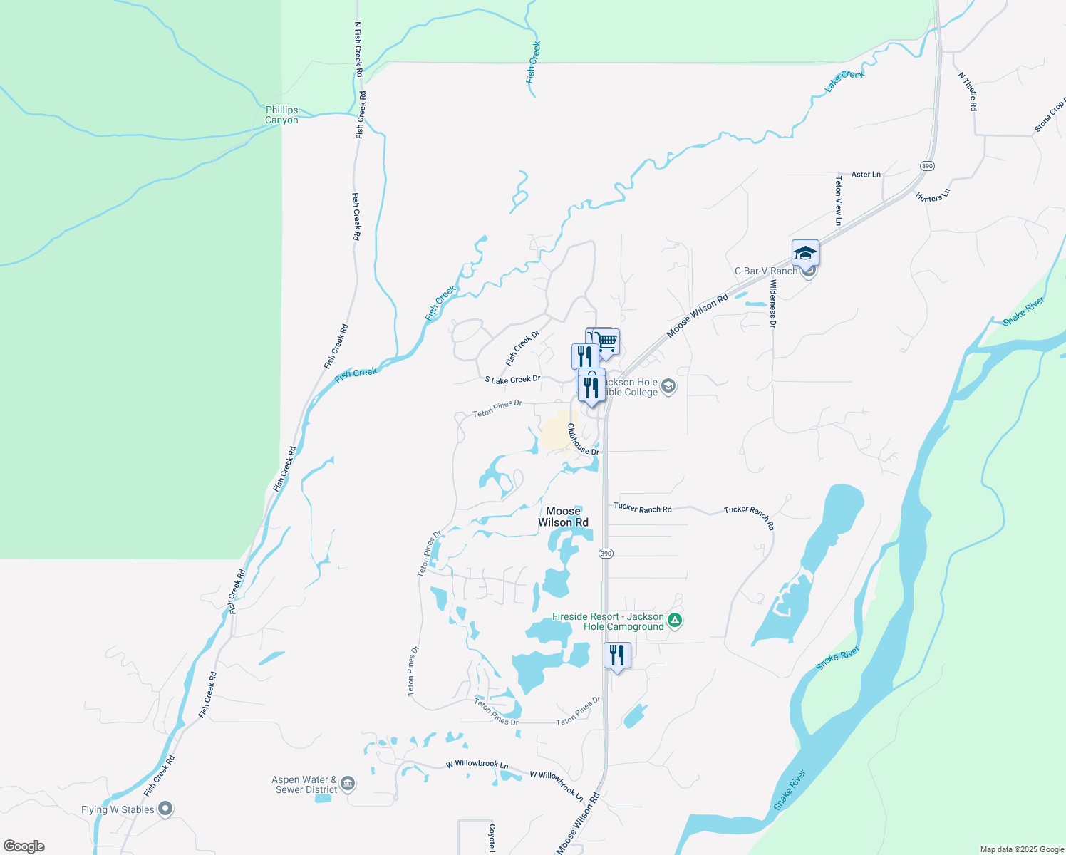 Jackson Hole Community Pathway System, Wilson WY Walk Score