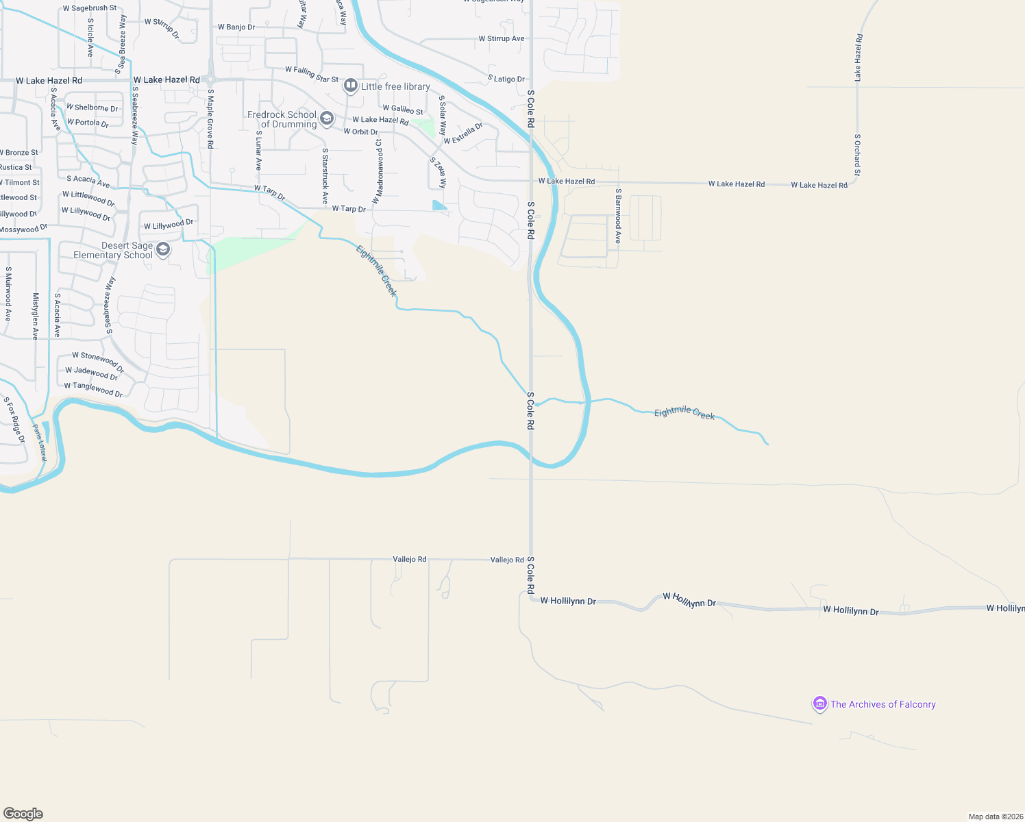 map of restaurants, bars, coffee shops, grocery stores, and more near 7855 South Cole Road in Boise