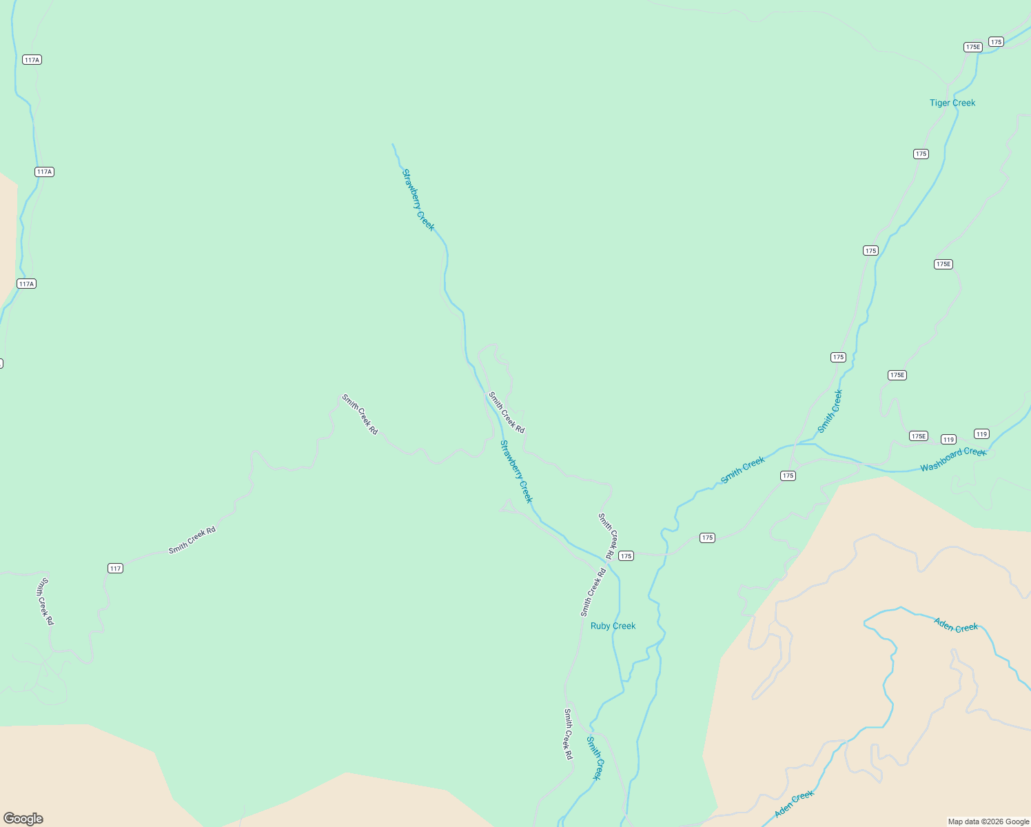 map of restaurants, bars, coffee shops, grocery stores, and more near Strawberry Loop Road in Elmore County