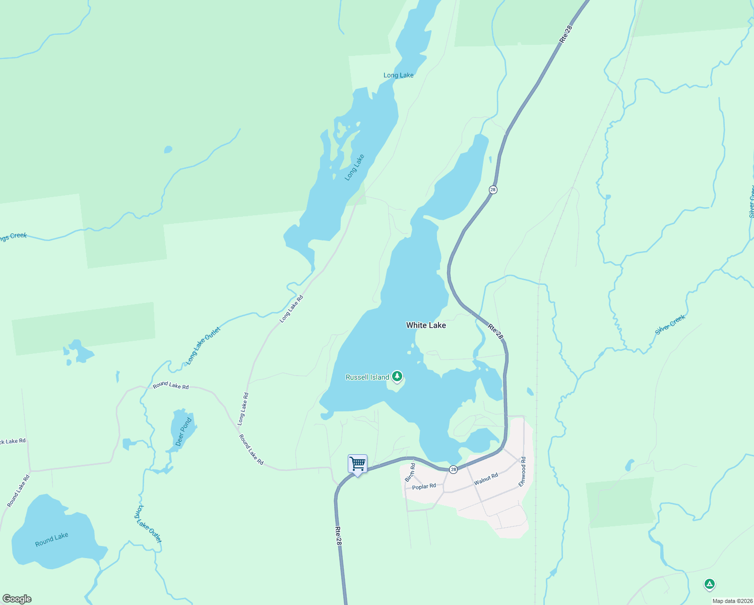 map of restaurants, bars, coffee shops, grocery stores, and more near 8016 Capron Road in Woodgate