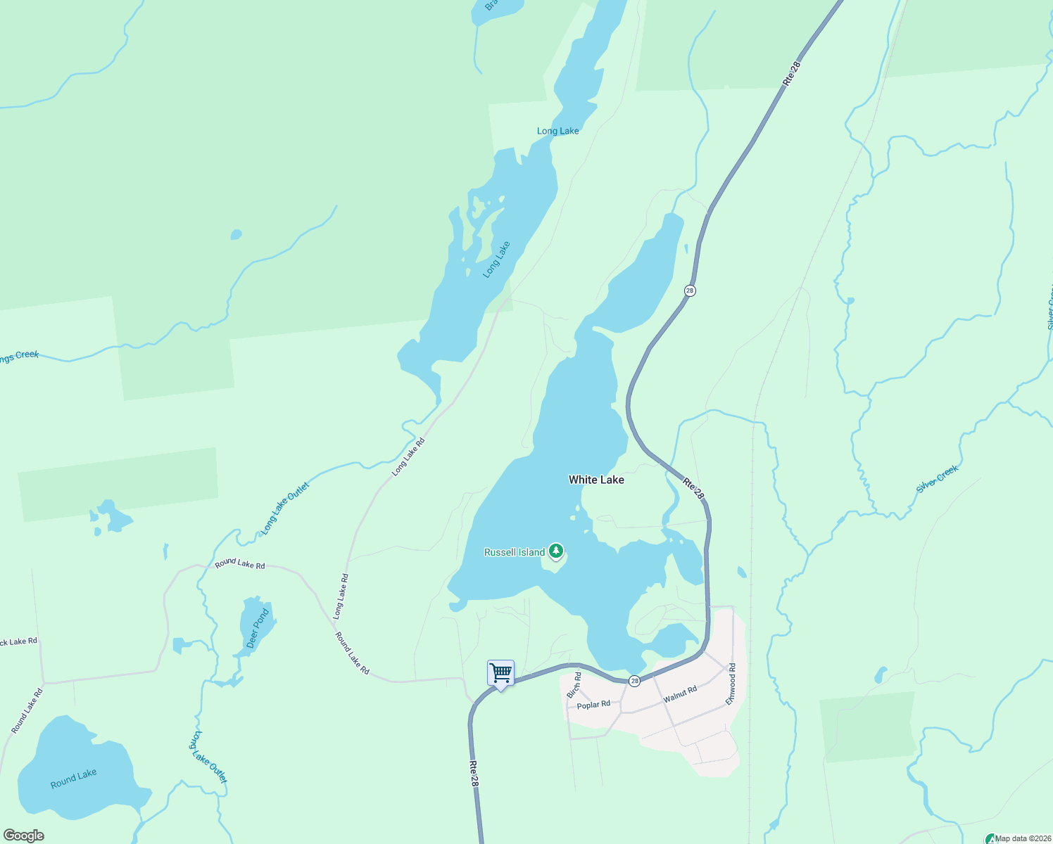 map of restaurants, bars, coffee shops, grocery stores, and more near 8016-8080 Capron Road in Woodgate