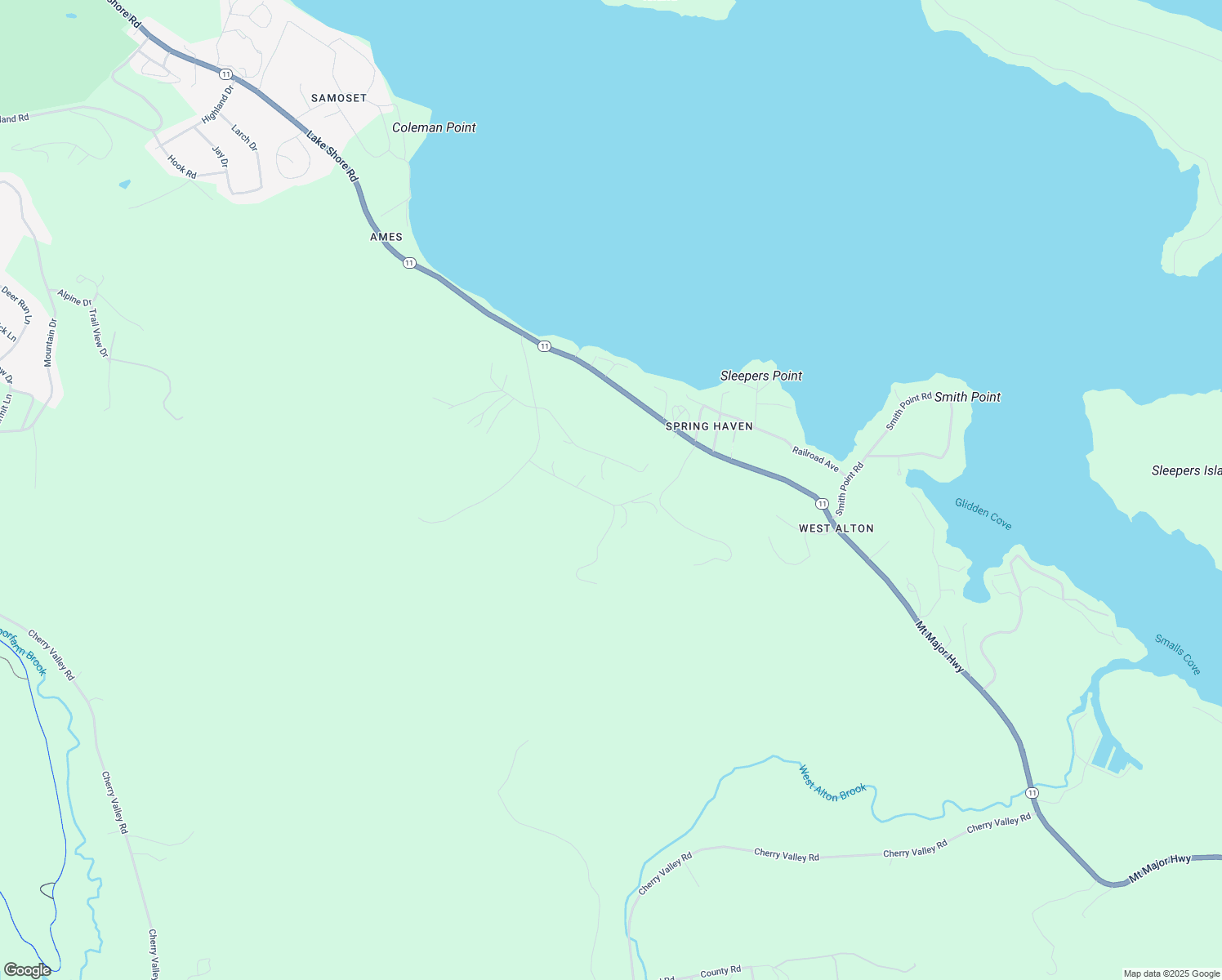 map of restaurants, bars, coffee shops, grocery stores, and more near 46 Hermit Road in Alton