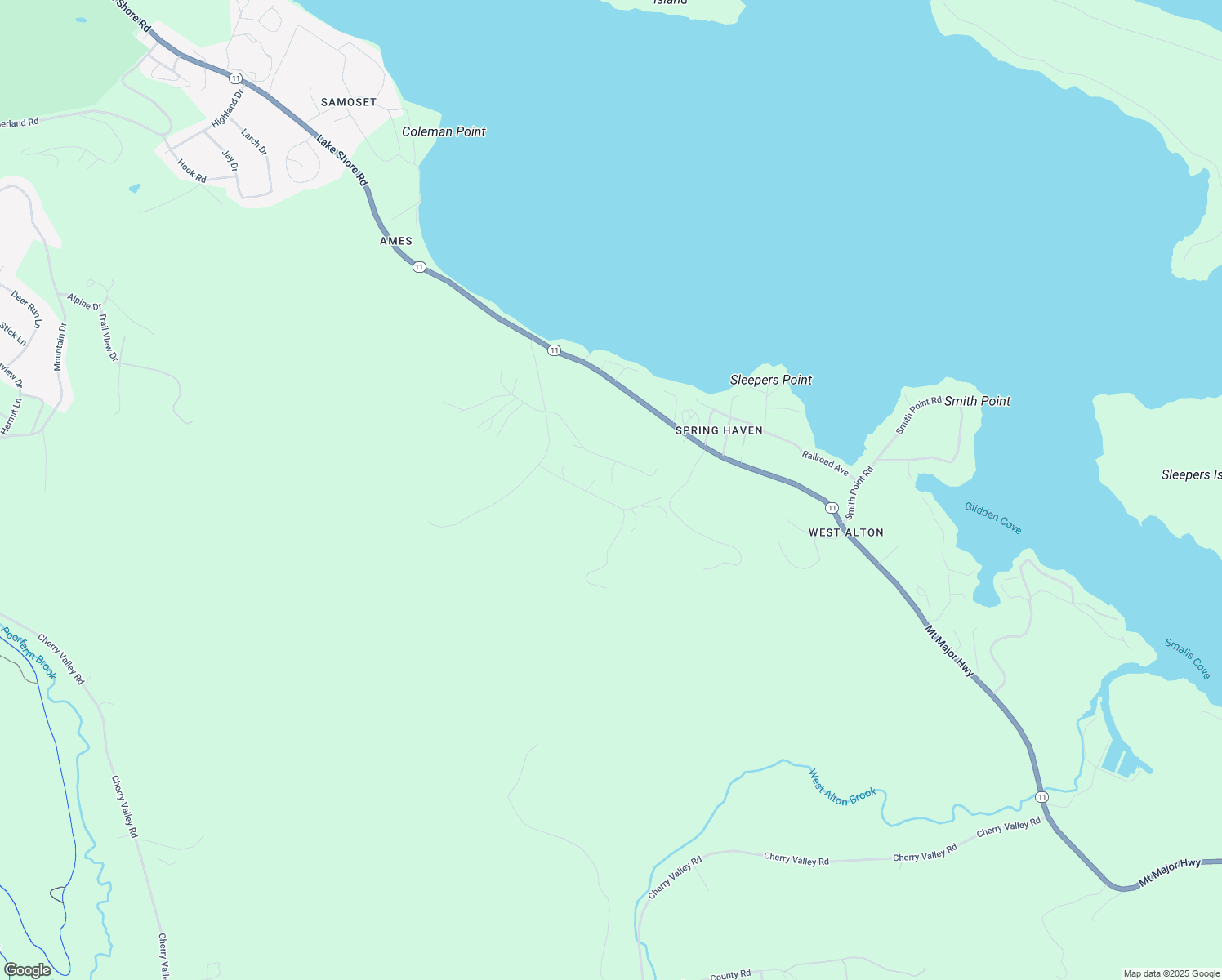 map of restaurants, bars, coffee shops, grocery stores, and more near 46 Hermit Road in Alton