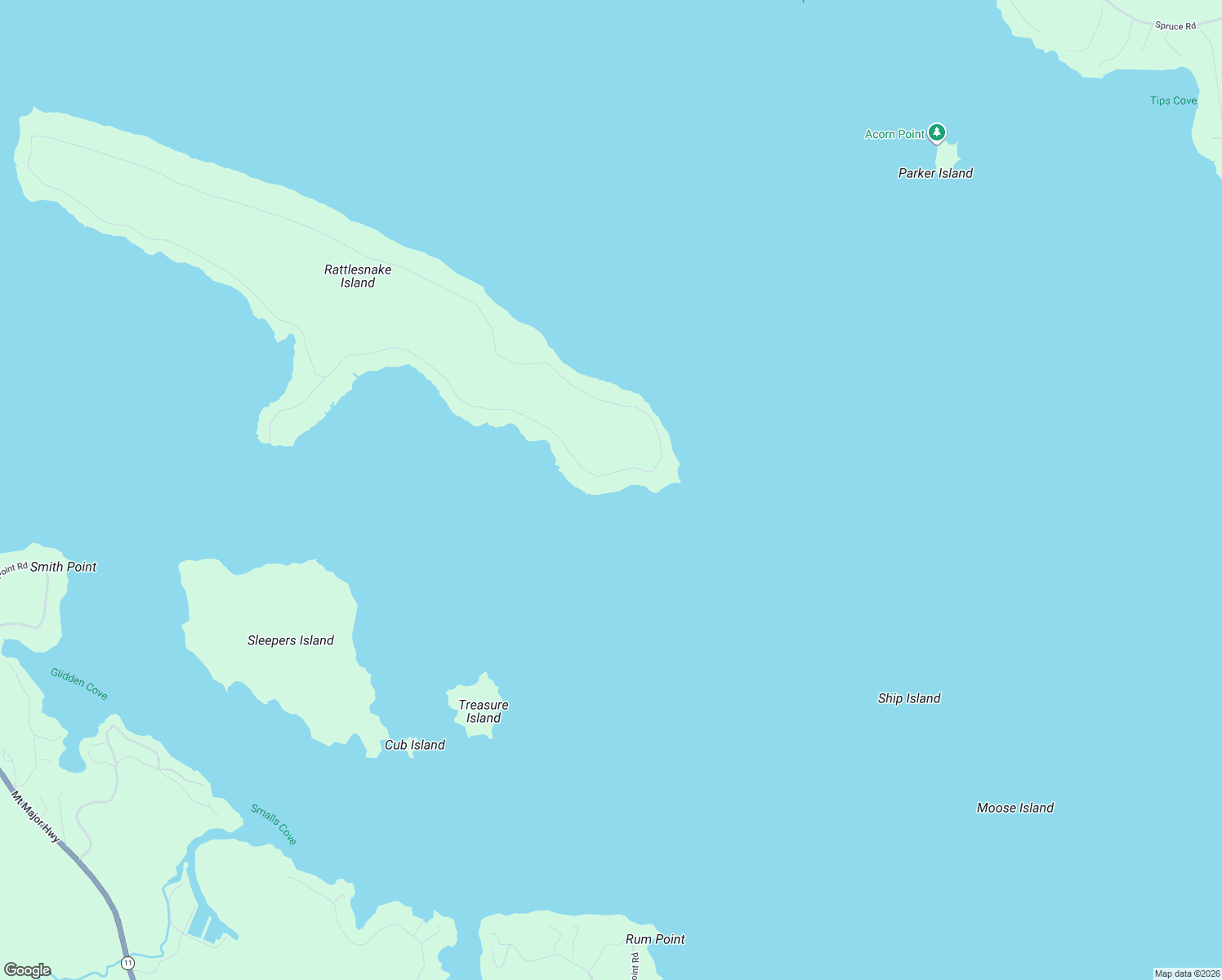 map of restaurants, bars, coffee shops, grocery stores, and more near 554 Rattlesnake Island in Alton