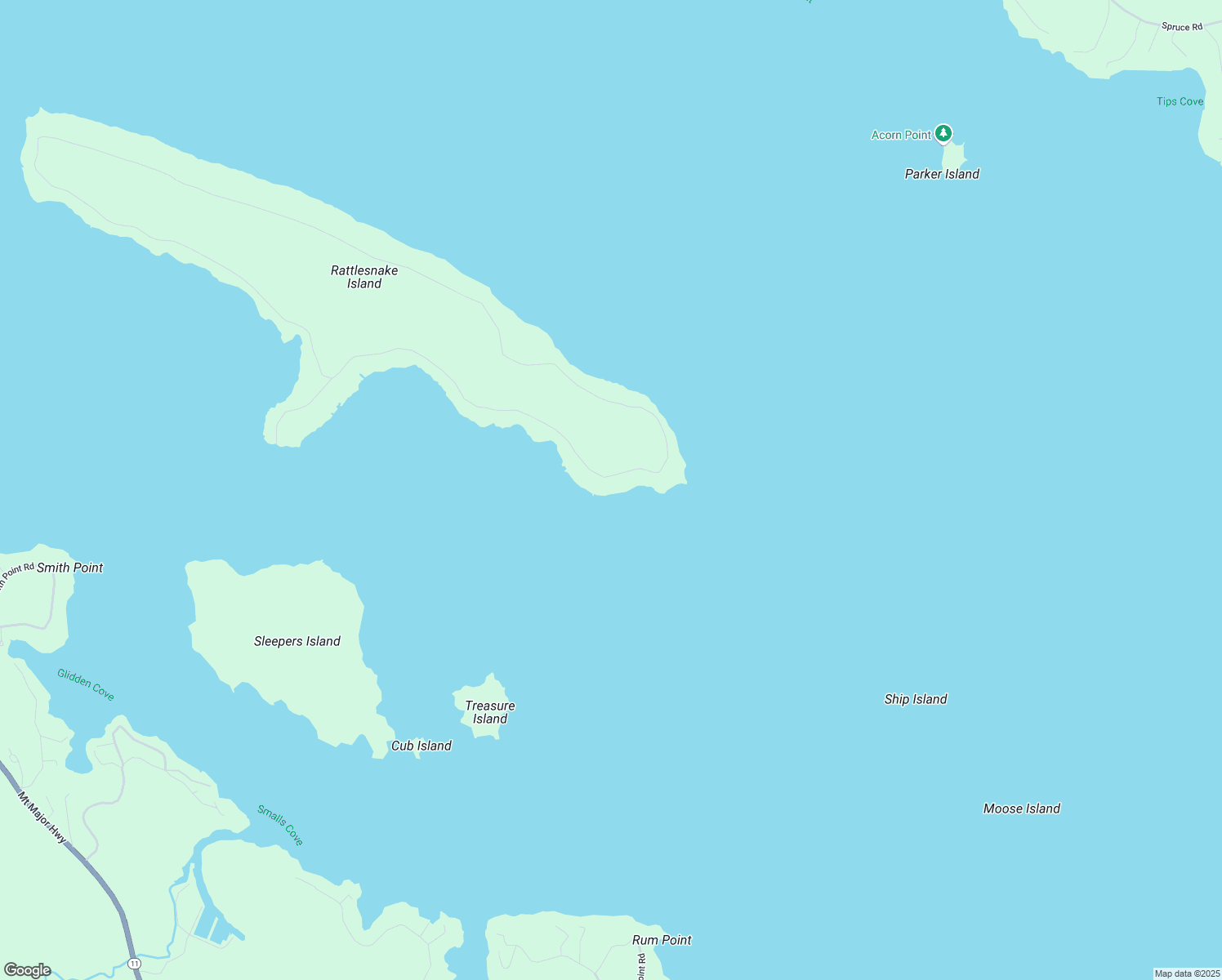 map of restaurants, bars, coffee shops, grocery stores, and more near 554 Rattlesnake Island in Alton