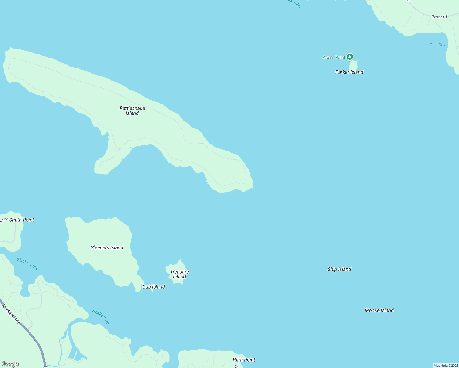 map of restaurants, bars, coffee shops, grocery stores, and more near 554 Rattlesnake Island in Alton