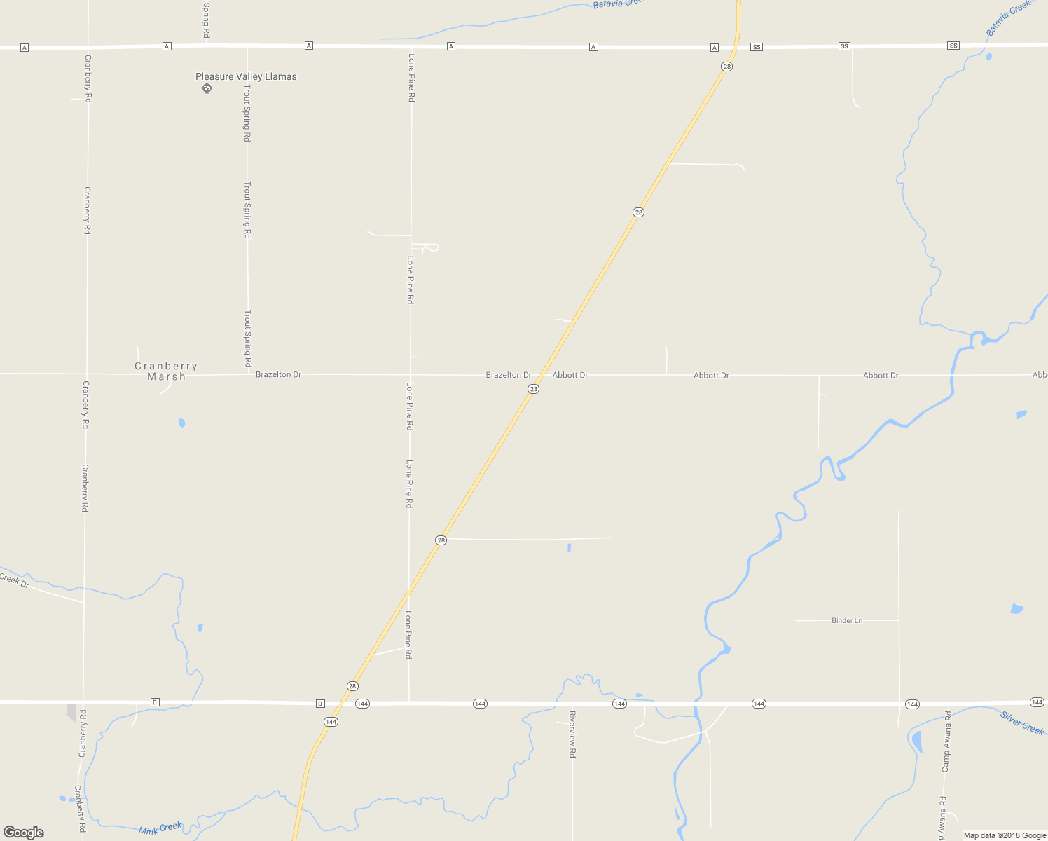 map of restaurants, bars, coffee shops, grocery stores, and more near N855 Wisconsin 28 in Random Lake