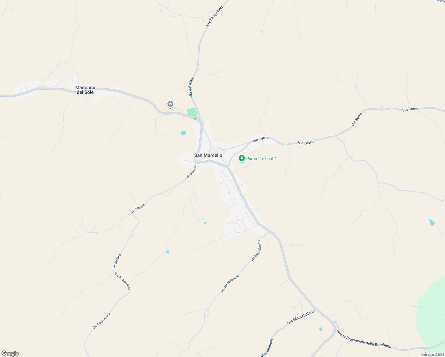 map of restaurants, bars, coffee shops, grocery stores, and more near 5 Via Generale Carlo Alberto Dalla Chiesa in San Marcello