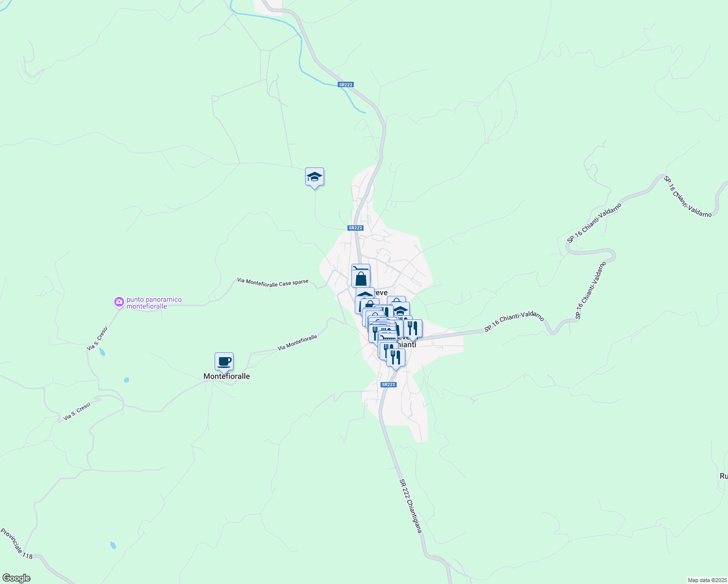 map of restaurants, bars, coffee shops, grocery stores, and more near in 
