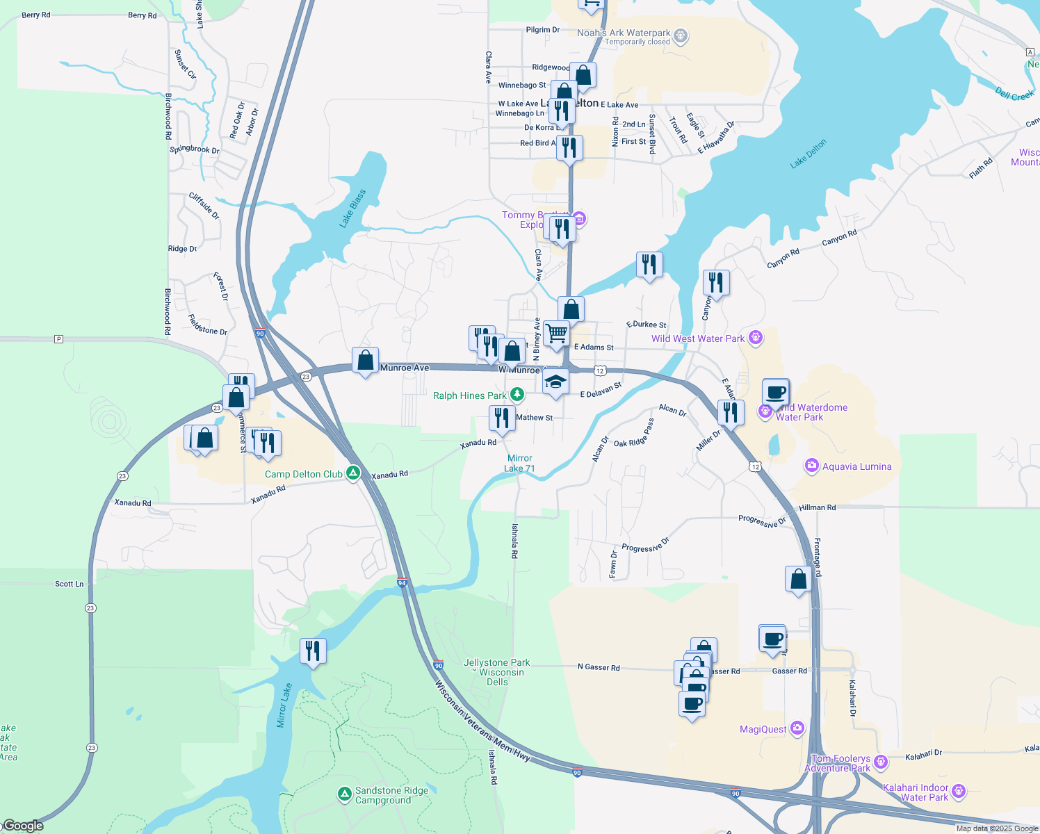Mathew Street, Lake Delton WI Walk Score