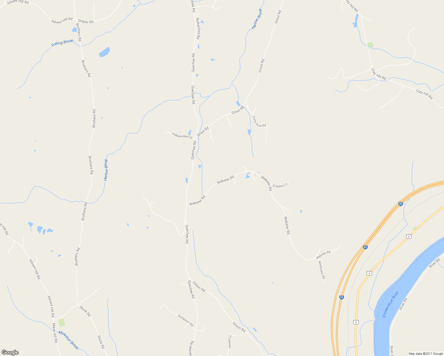 map of restaurants, bars, coffee shops, grocery stores, and more near 33 Webster Road in Hartland