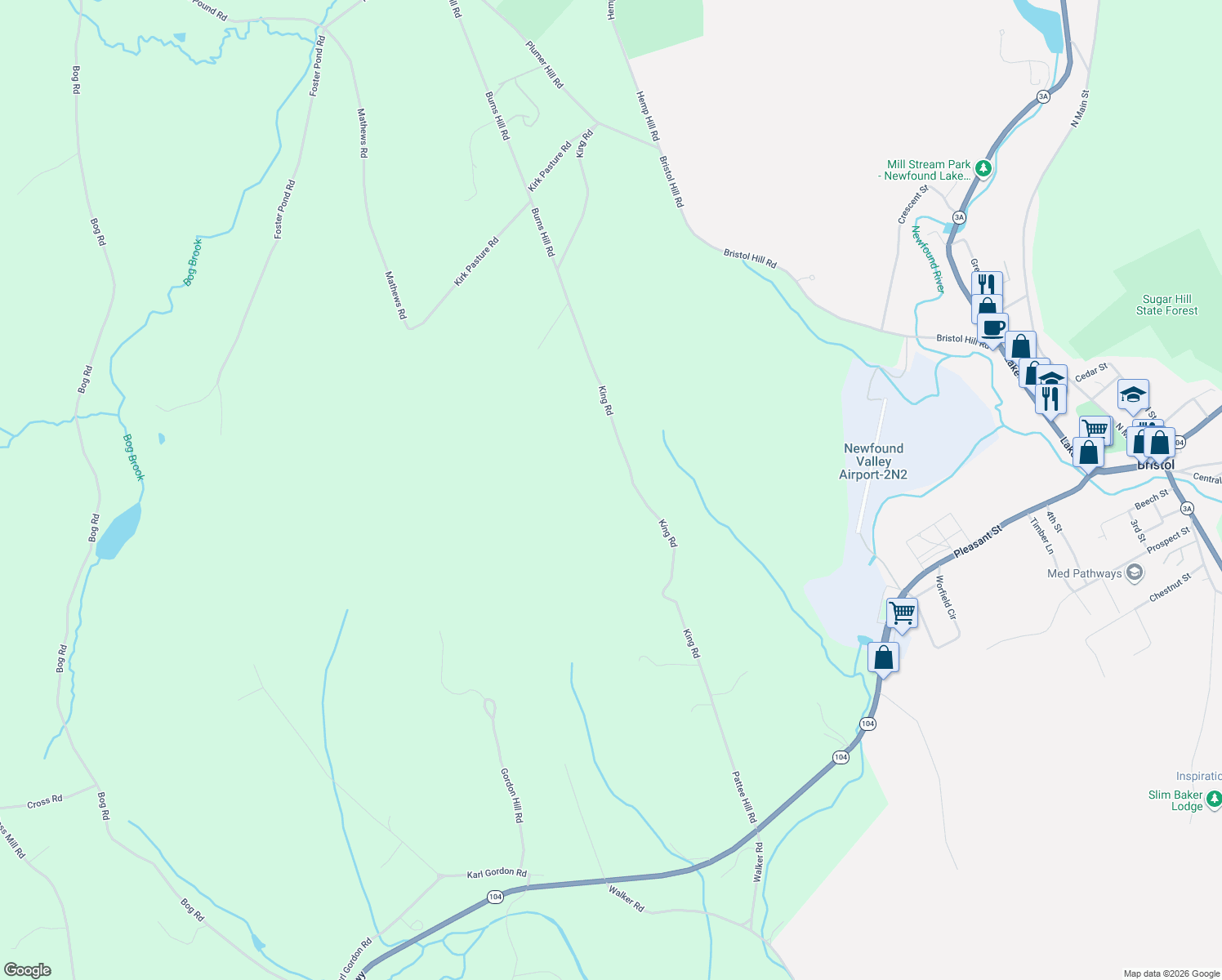 map of restaurants, bars, coffee shops, grocery stores, and more near 216-682 King Road in Alexandria