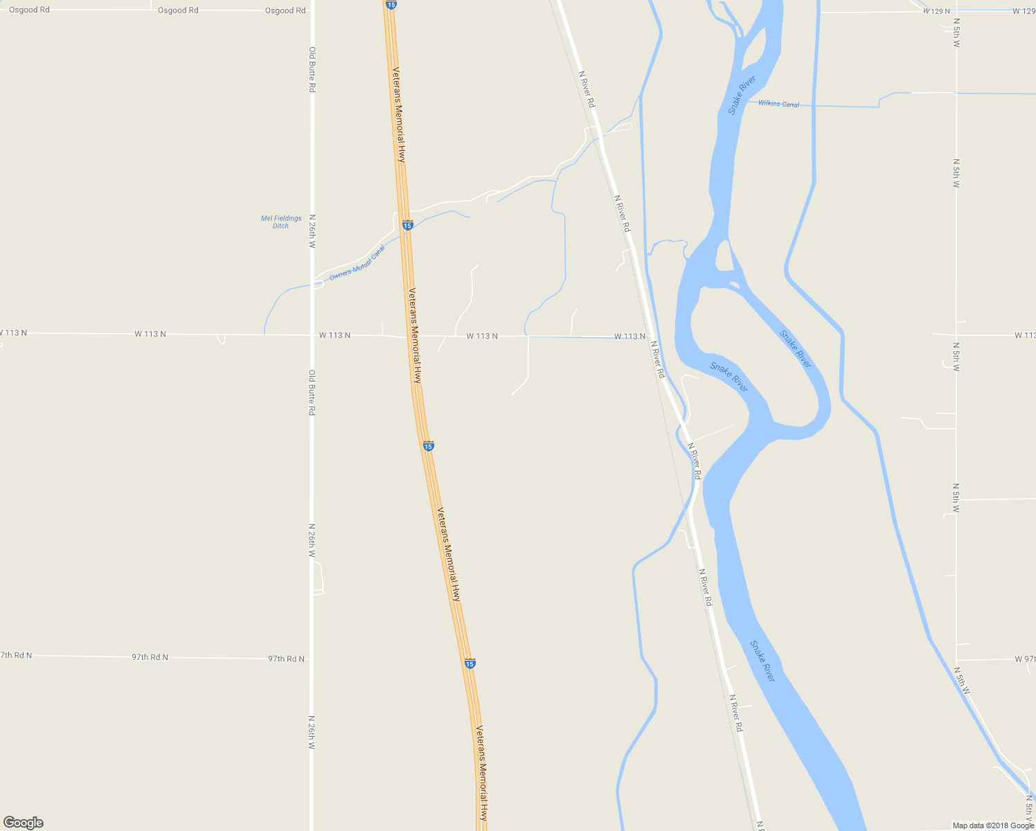 map of restaurants, bars, coffee shops, grocery stores, and more near 1881 West 113 North in Idaho Falls