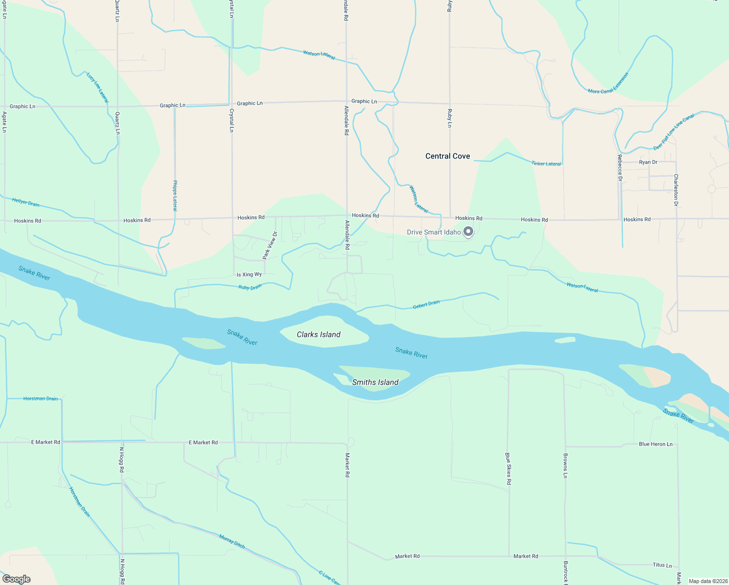 map of restaurants, bars, coffee shops, grocery stores, and more near 15736 Allendale Rd in Wilder