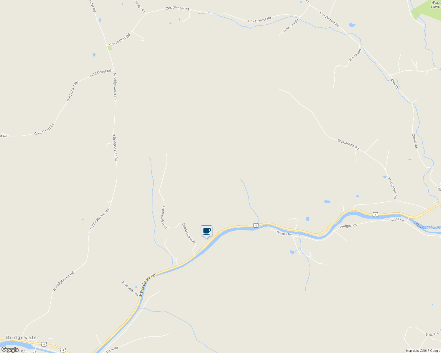 map of restaurants, bars, coffee shops, grocery stores, and more near Mountain Avenue in Woodstock