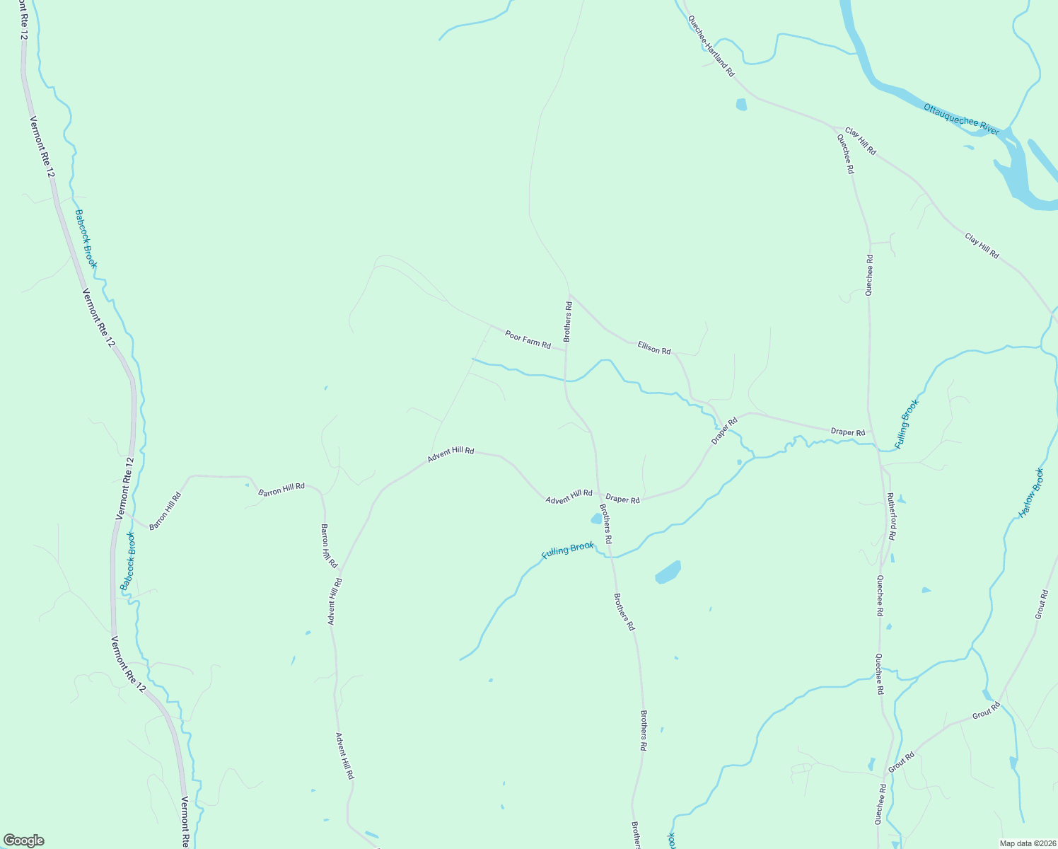 map of restaurants, bars, coffee shops, grocery stores, and more near 233 Brothers Road in Hartland