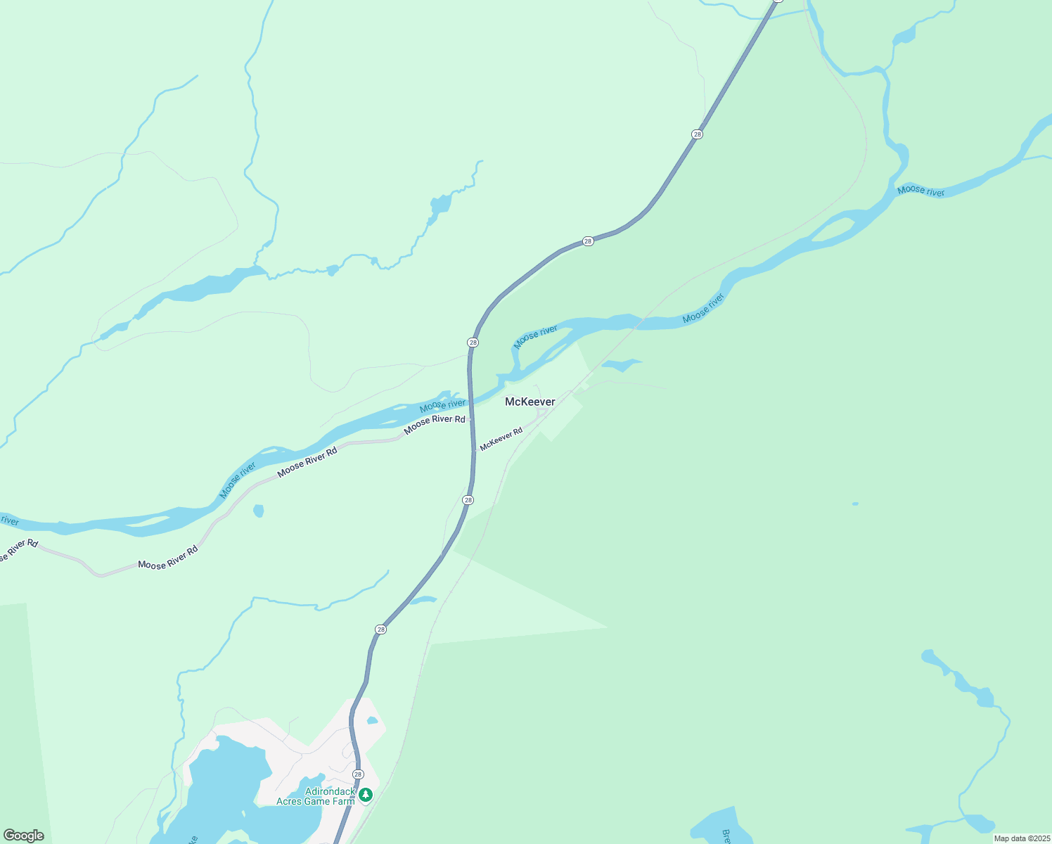 map of restaurants, bars, coffee shops, grocery stores, and more near 149 McKeever Rd in Forestport