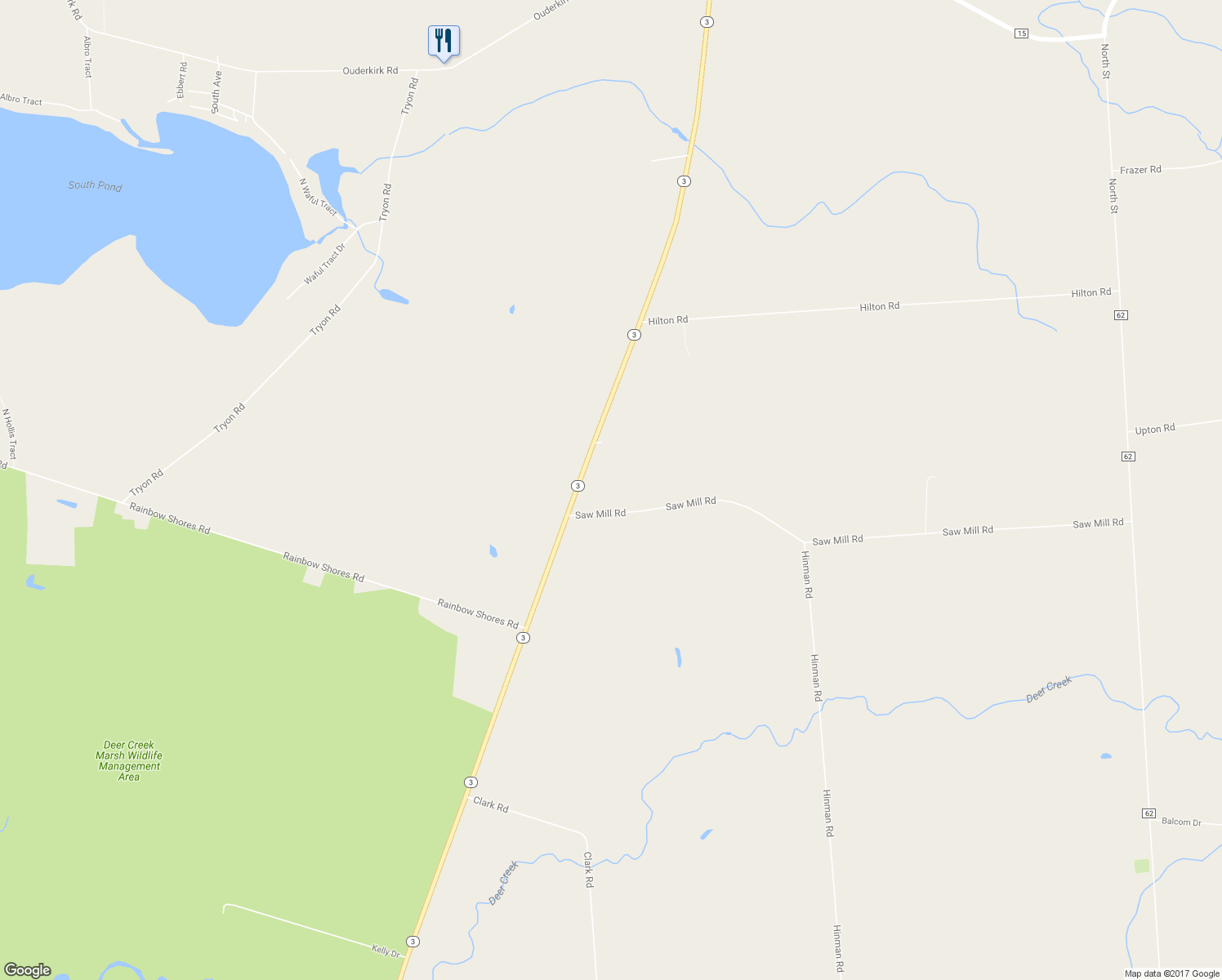 map of restaurants, bars, coffee shops, grocery stores, and more near 304 Saw Mill Road in Pulaski